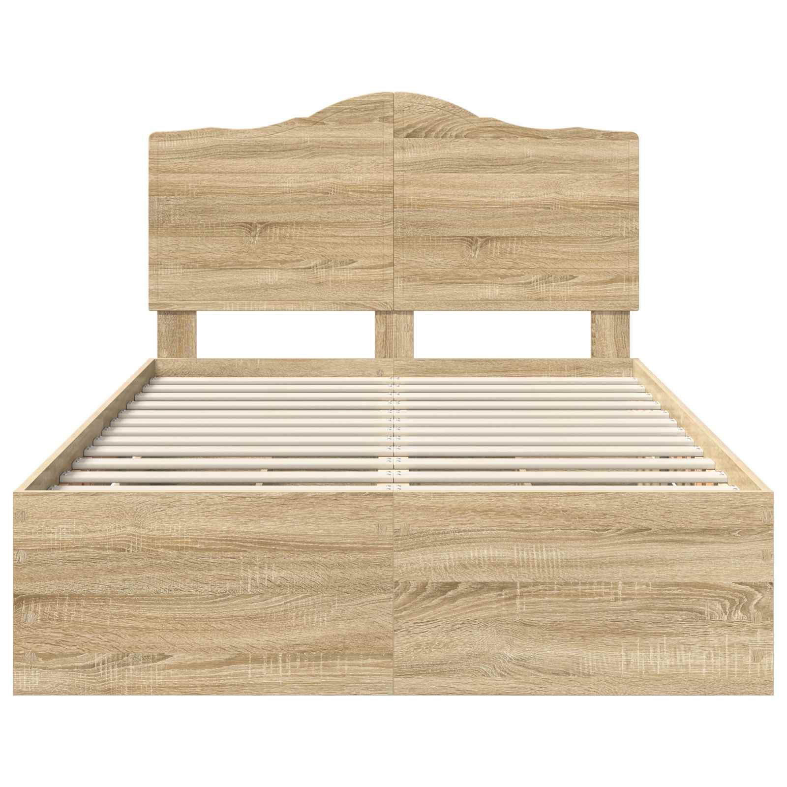 Krevetna konstrukcija s ladicama Sonoma hrast 120 x 190 cm