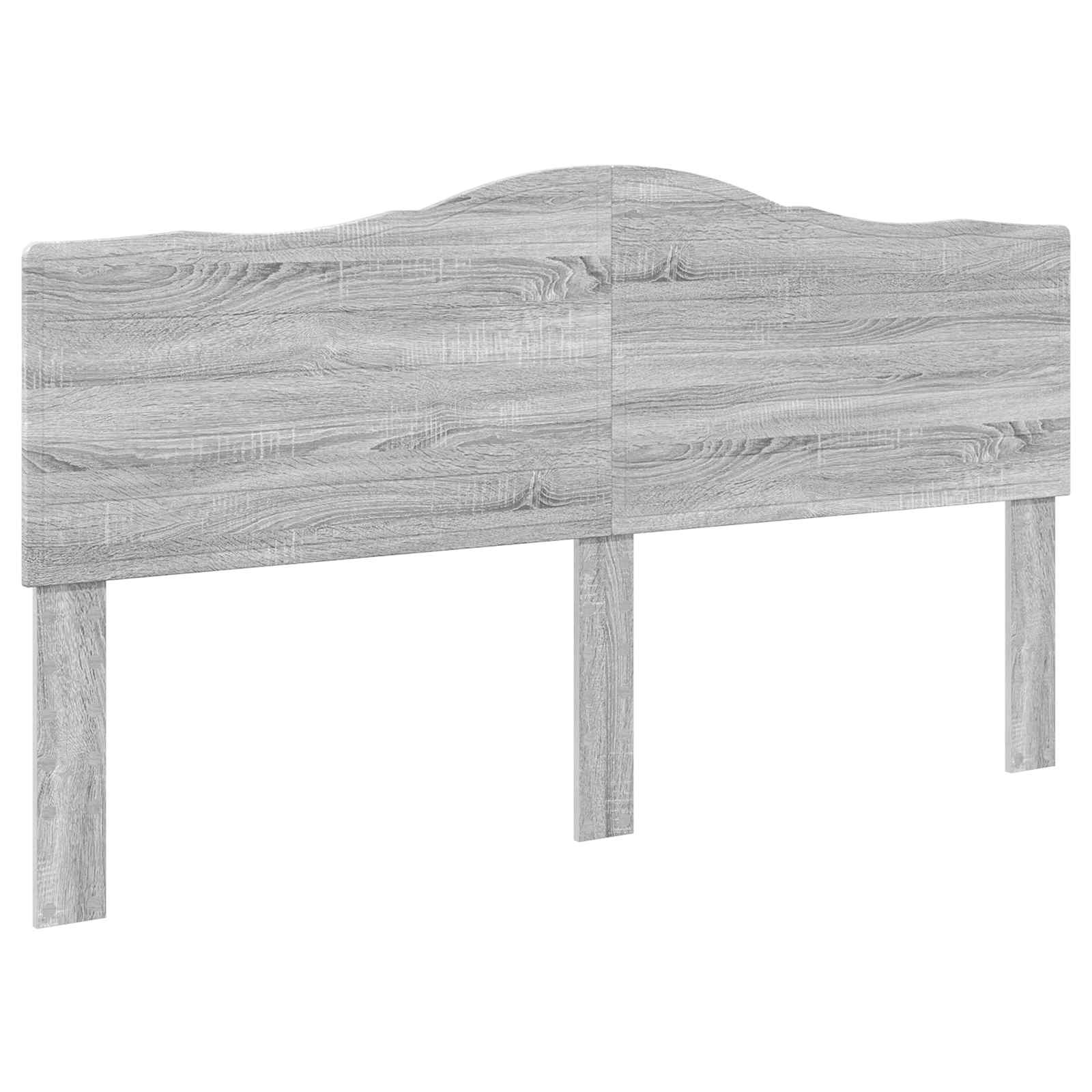 Krevet s od storage Siva Sonoma 200 x 200 cm Konstruirano drvo