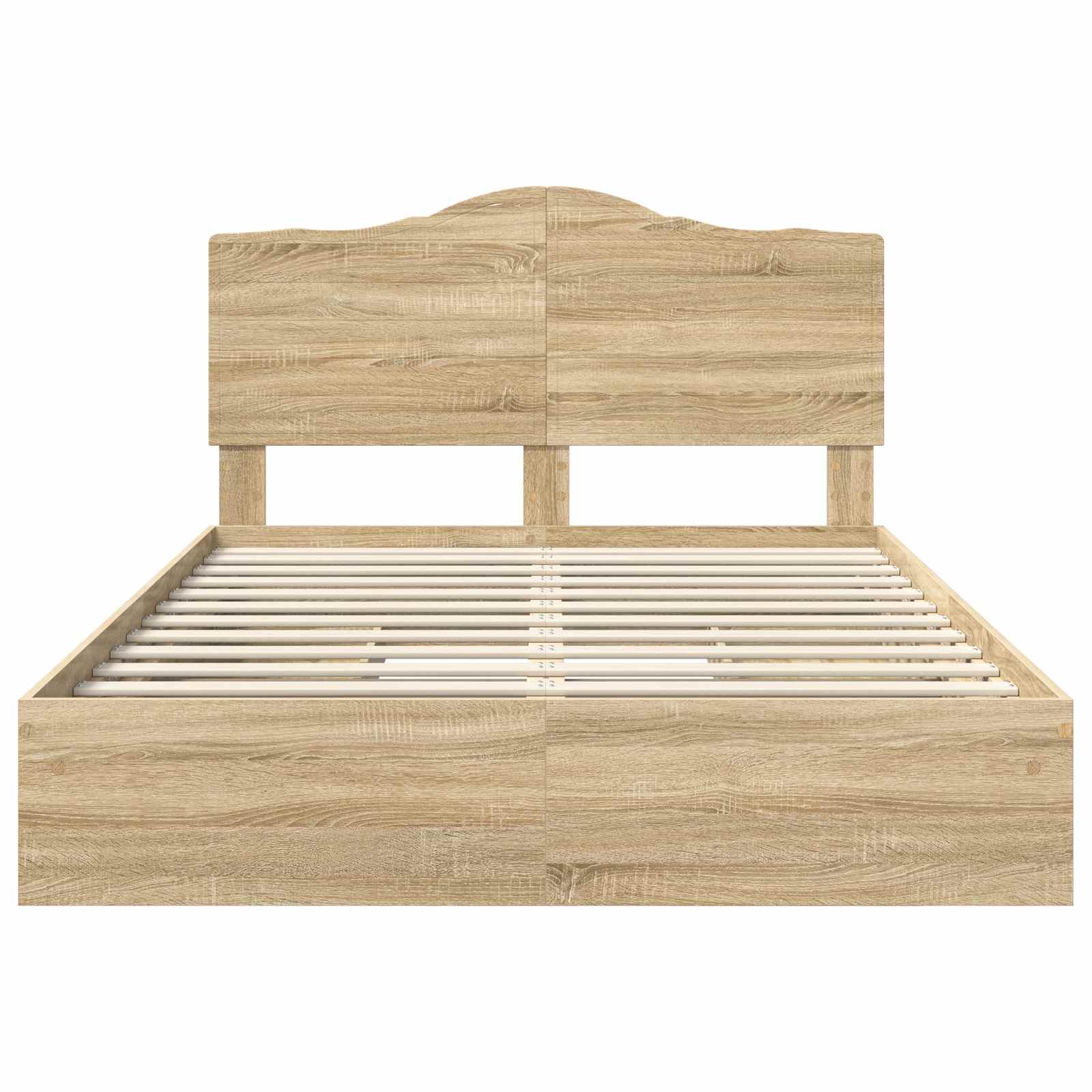 Krevet s od storage Sonoma hrast 140 x 190 cm Konstruirano drvo