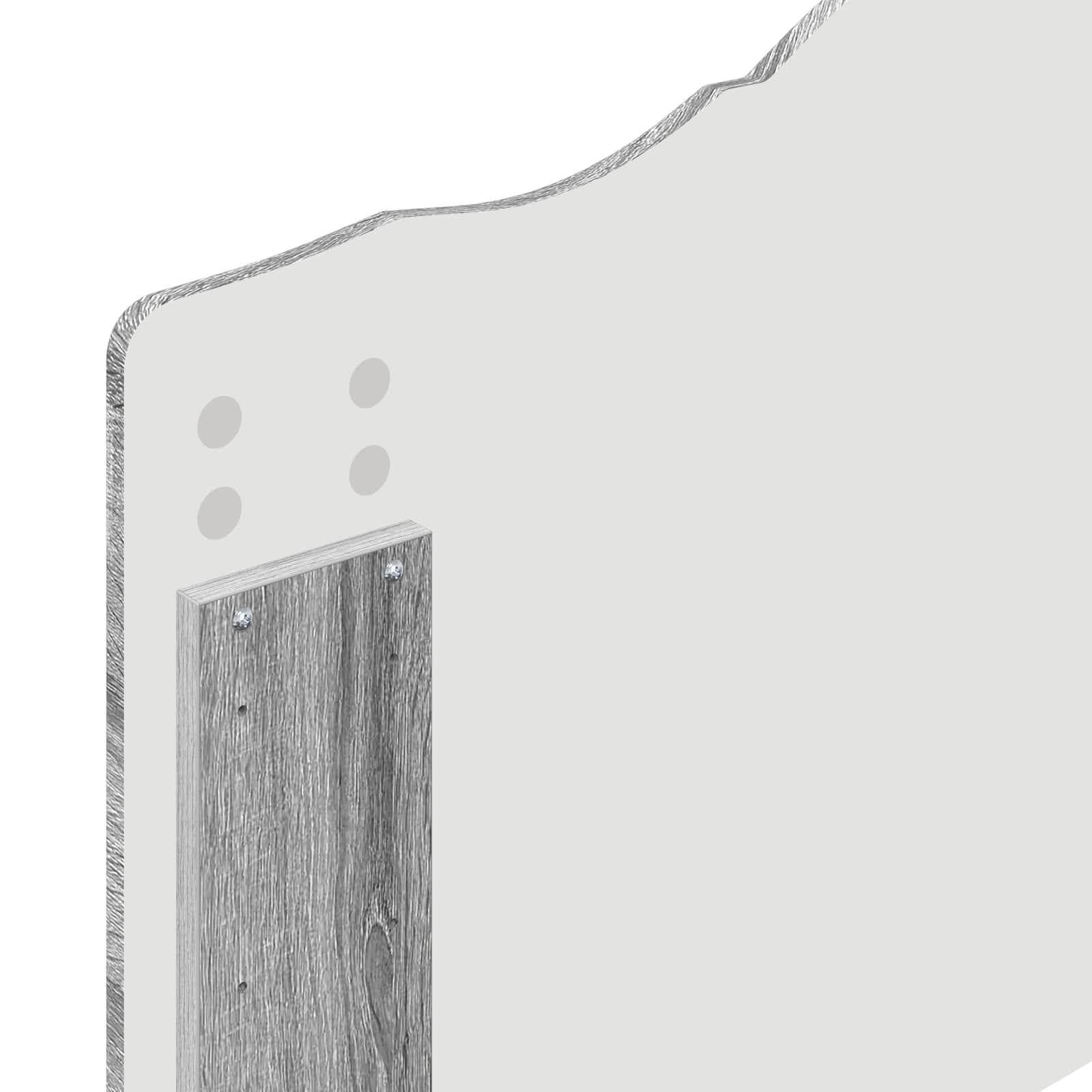 Krevet s od storage Siva Sonoma 100 x 200 cm Konstruirano drvo