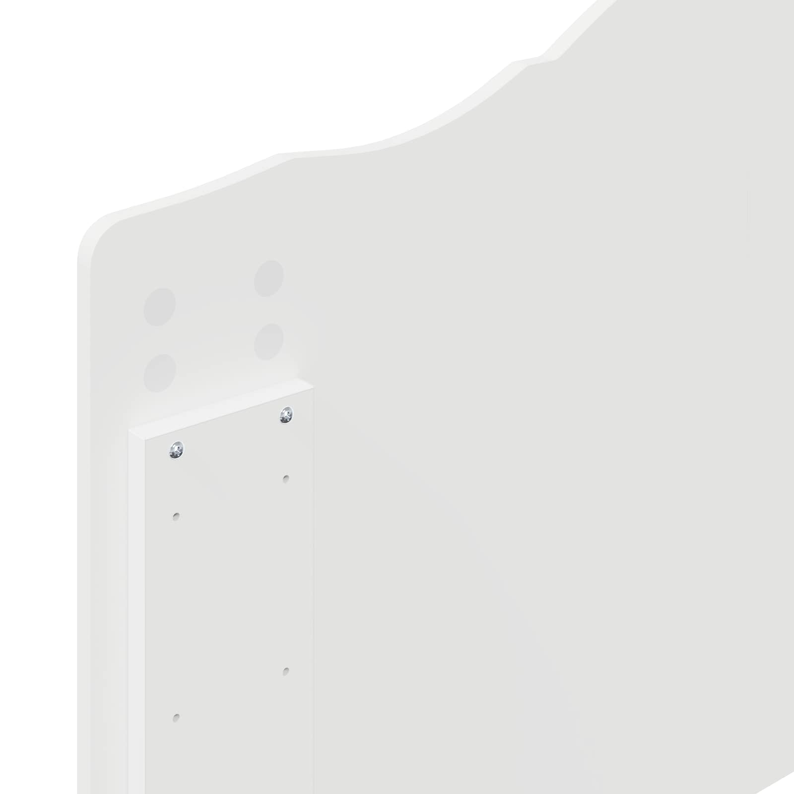 Krevet s od storage Bijelo 70 x 190 cm Konstruirano drvo