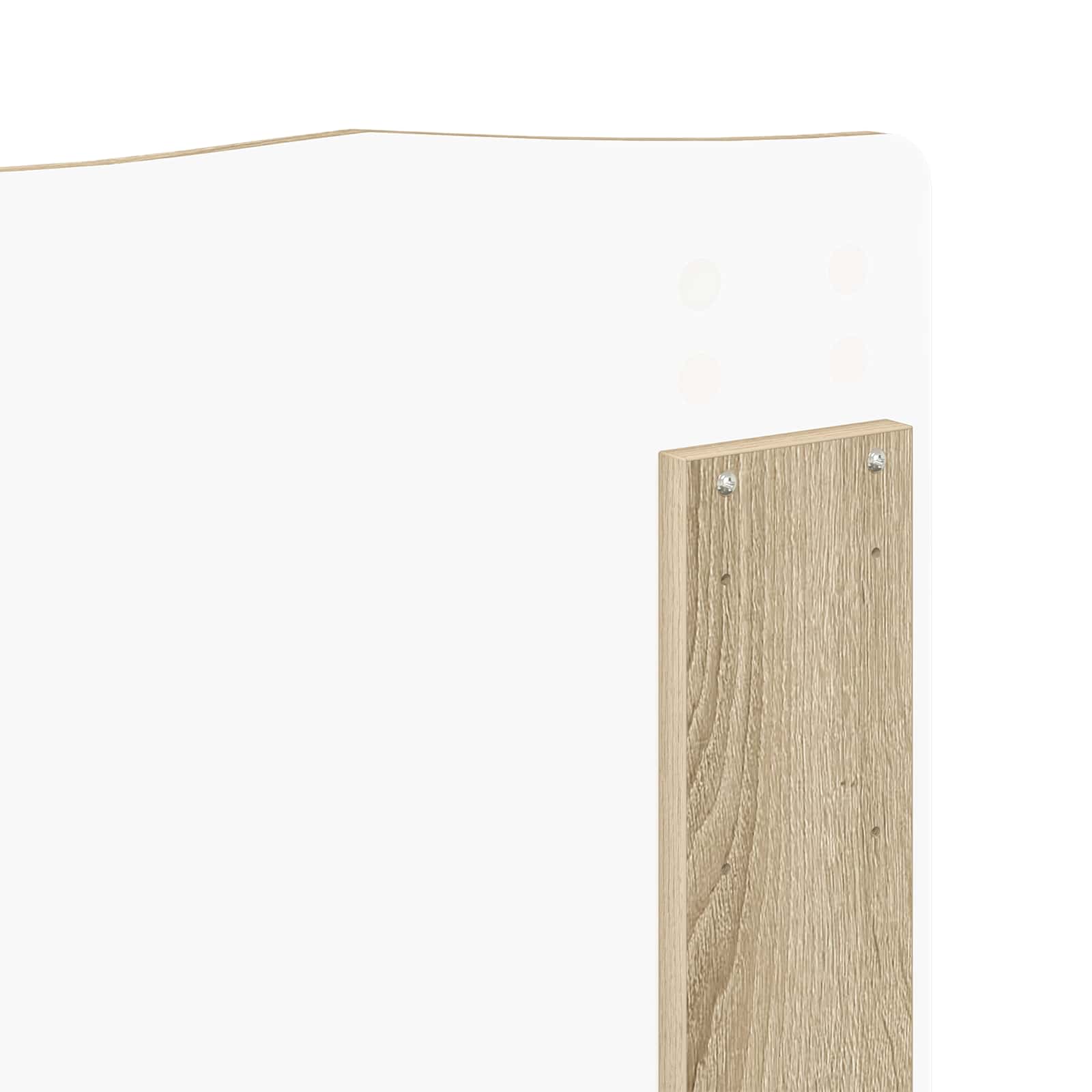 Krevetna konstrukcija s uzglavljem Sonoma hrast 200 x 200 cm