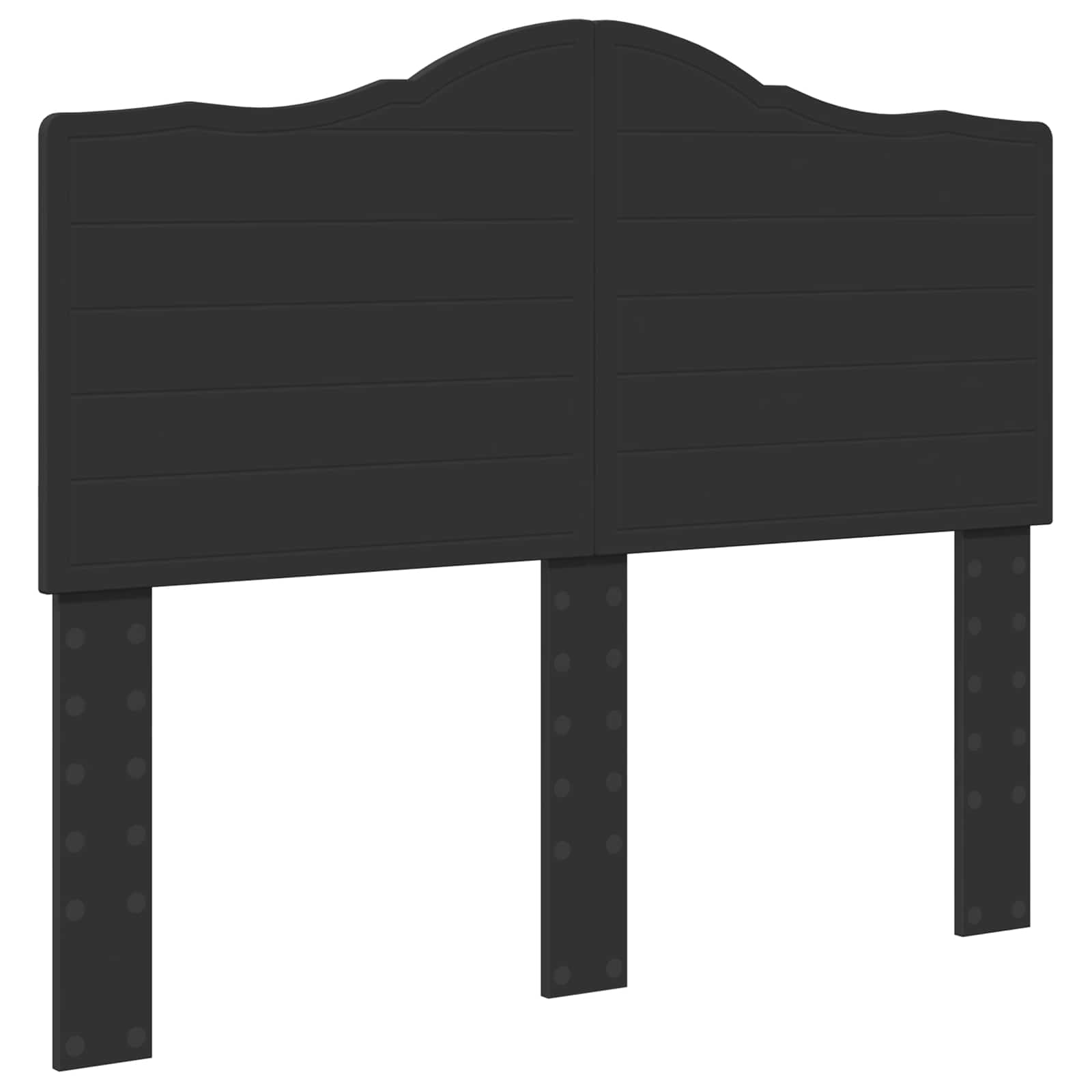 Krevetna konstrukcija Crna 135 x 190 cm Konstruirano drvo