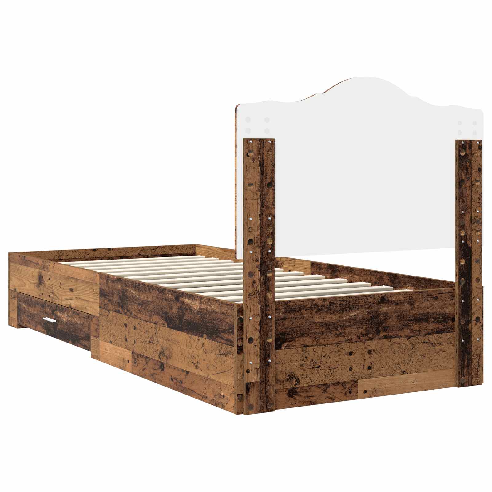 Krevetna konstrukcija Staro drvo 90 x 190 cm Konstruirano drvo