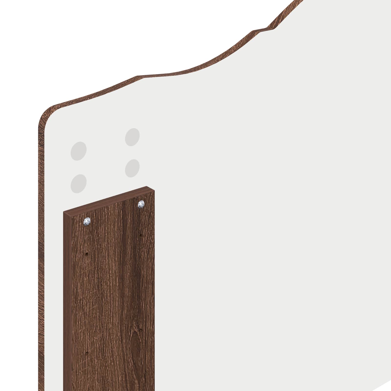 Krevetna konstrukcija Smeđi hrast 70 x 190 cm Konstruirano drvo