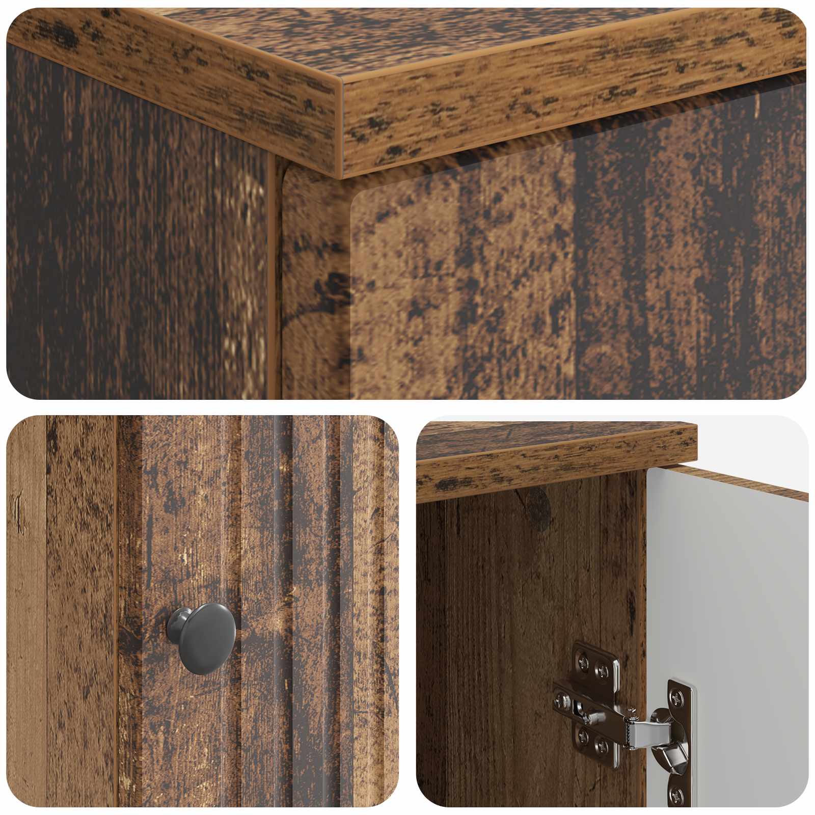 Stol s policom Staro drvo 142,5 x 50 x 75 cm Konstruirano drvo