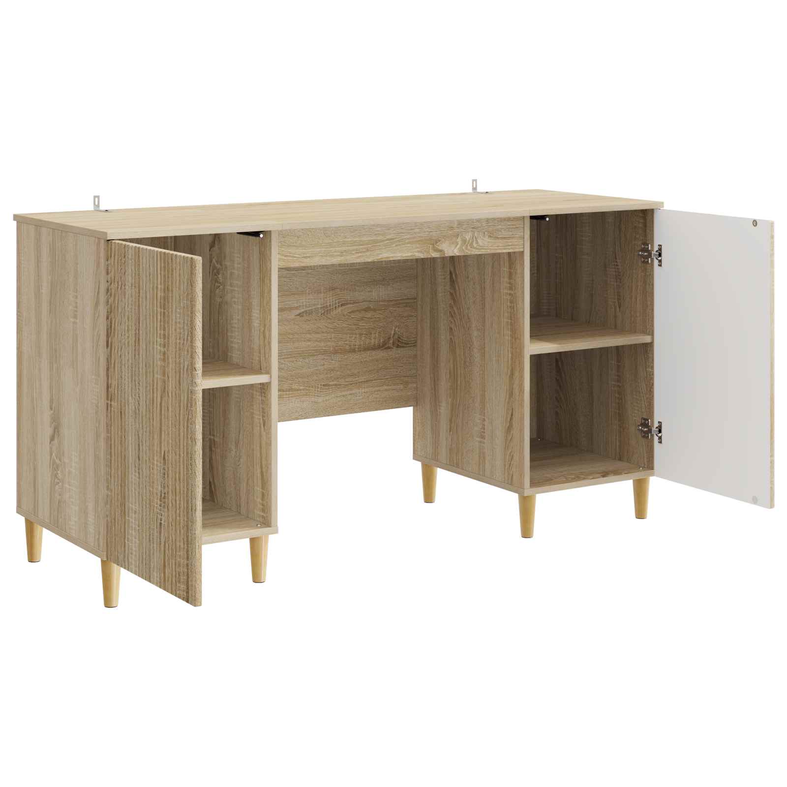 Stol Hrast sonoma 142,5 x 50 x 75 cm Konstruirano drvo