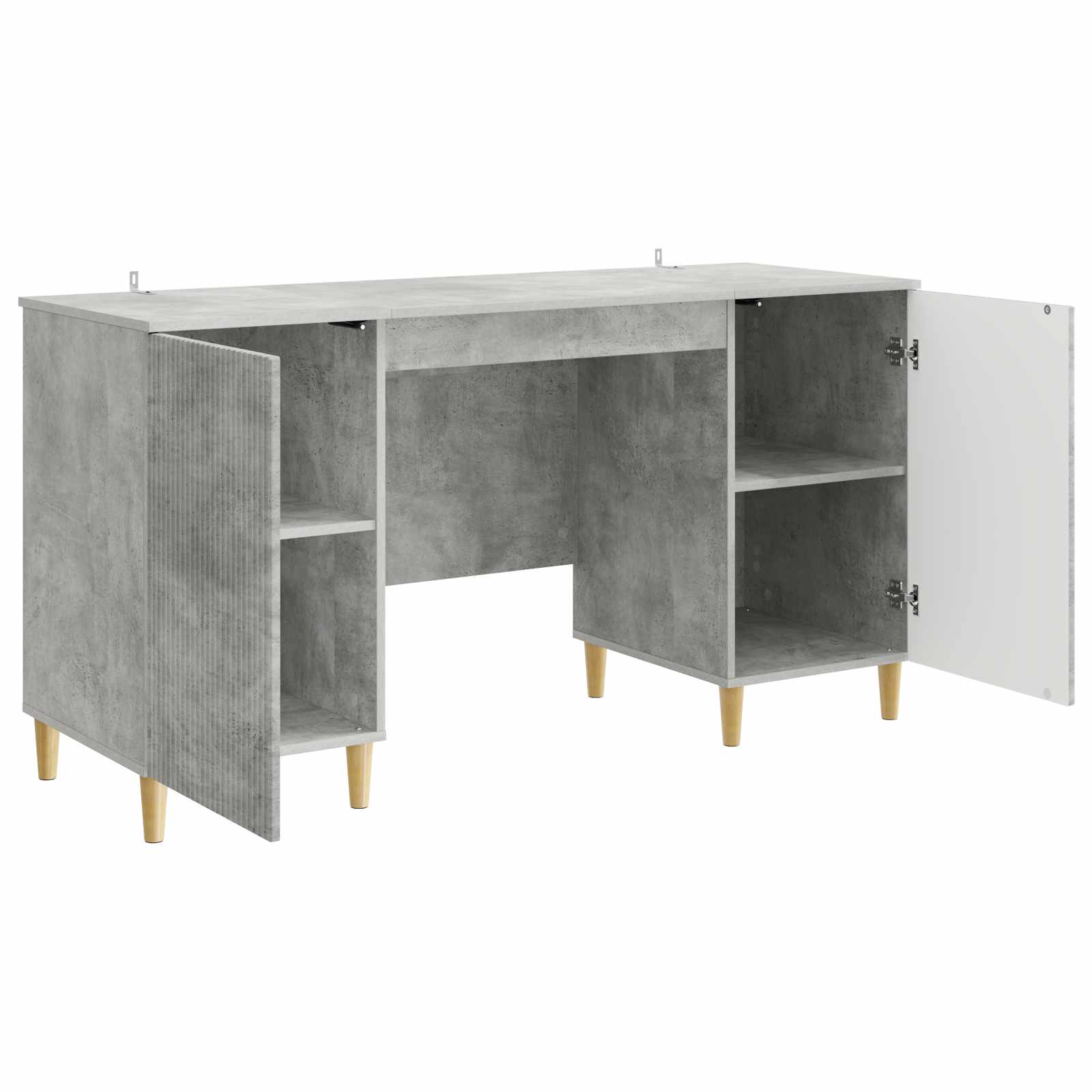 Stol Betonska siva 142,5 x 50 x 75 cm Konstruirano drvo