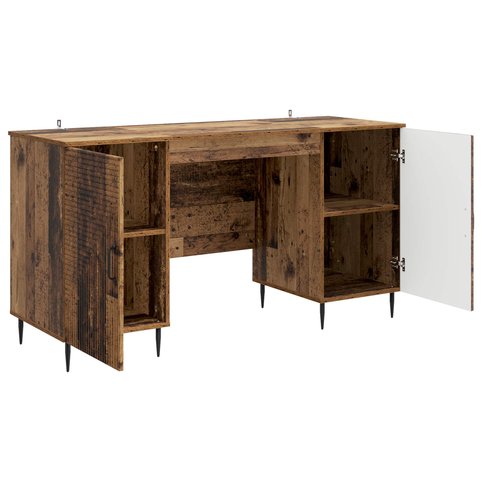 Stol s policom Staro drvo 142,5 x 50 x 75 cm Konstruirano drvo