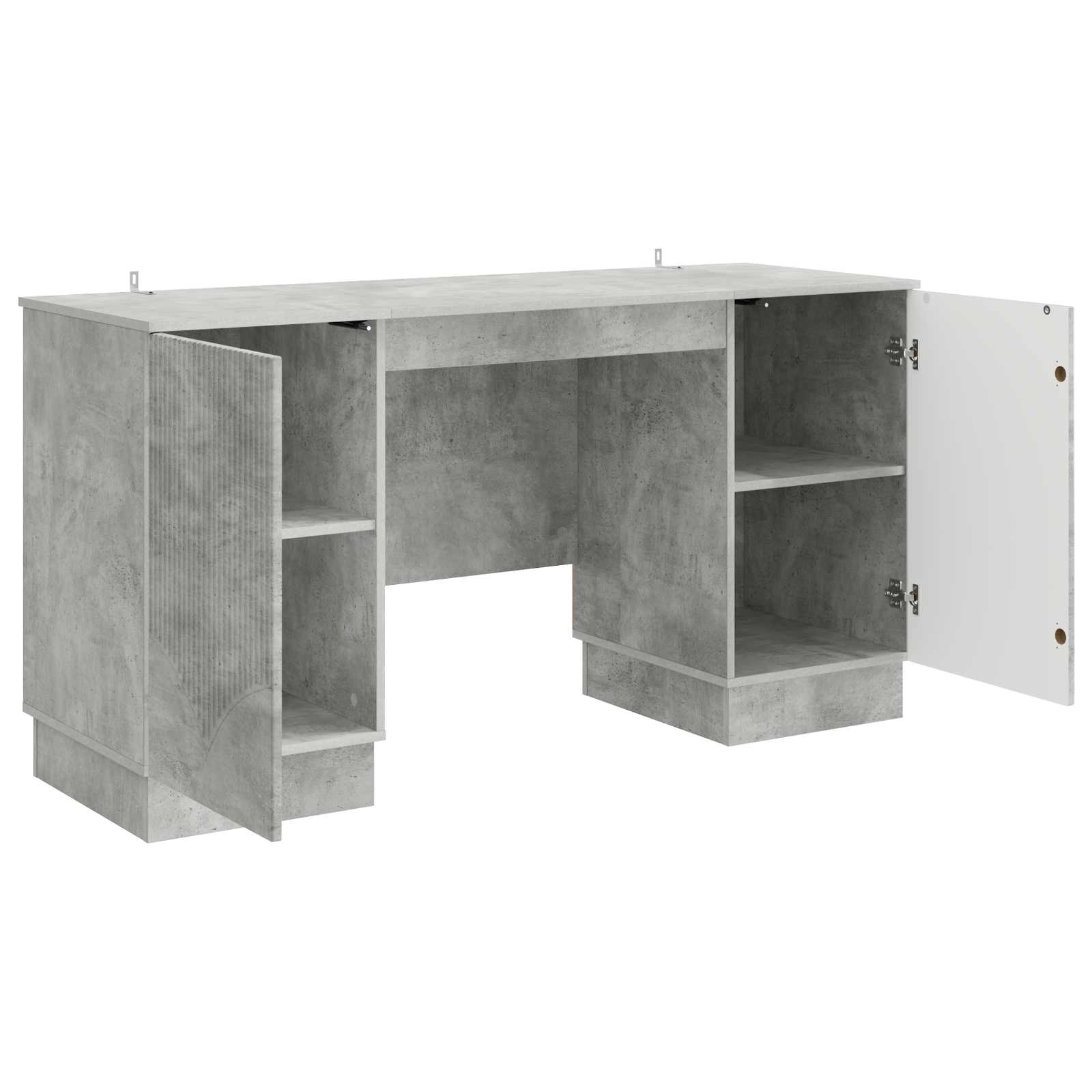 Stol Betonska siva 142,5 x 50 x 75 cm Konstruirano drvo