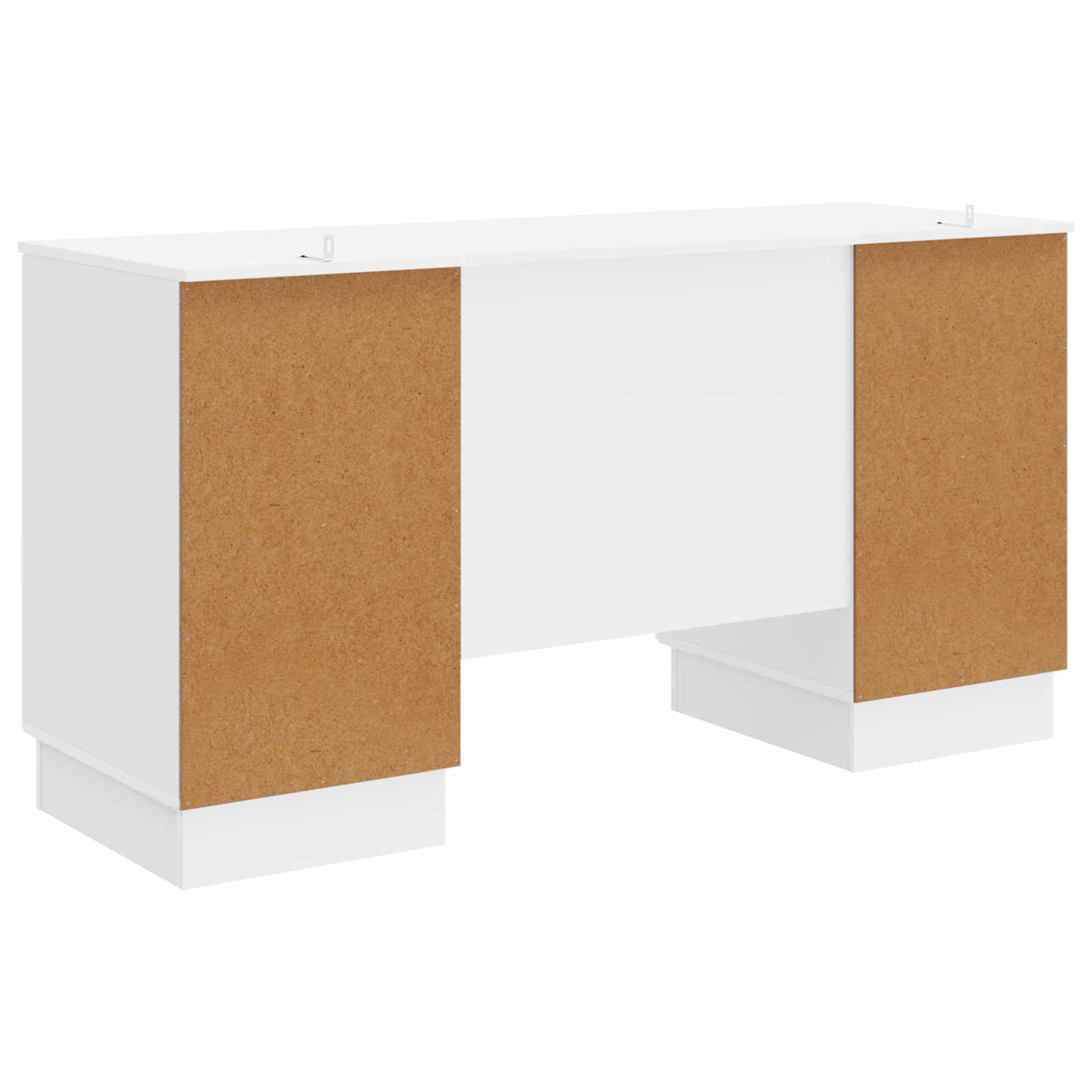 Stol Bijela visokog sjaja 142,5 x 50 x 75 cm Konstruirano drvo