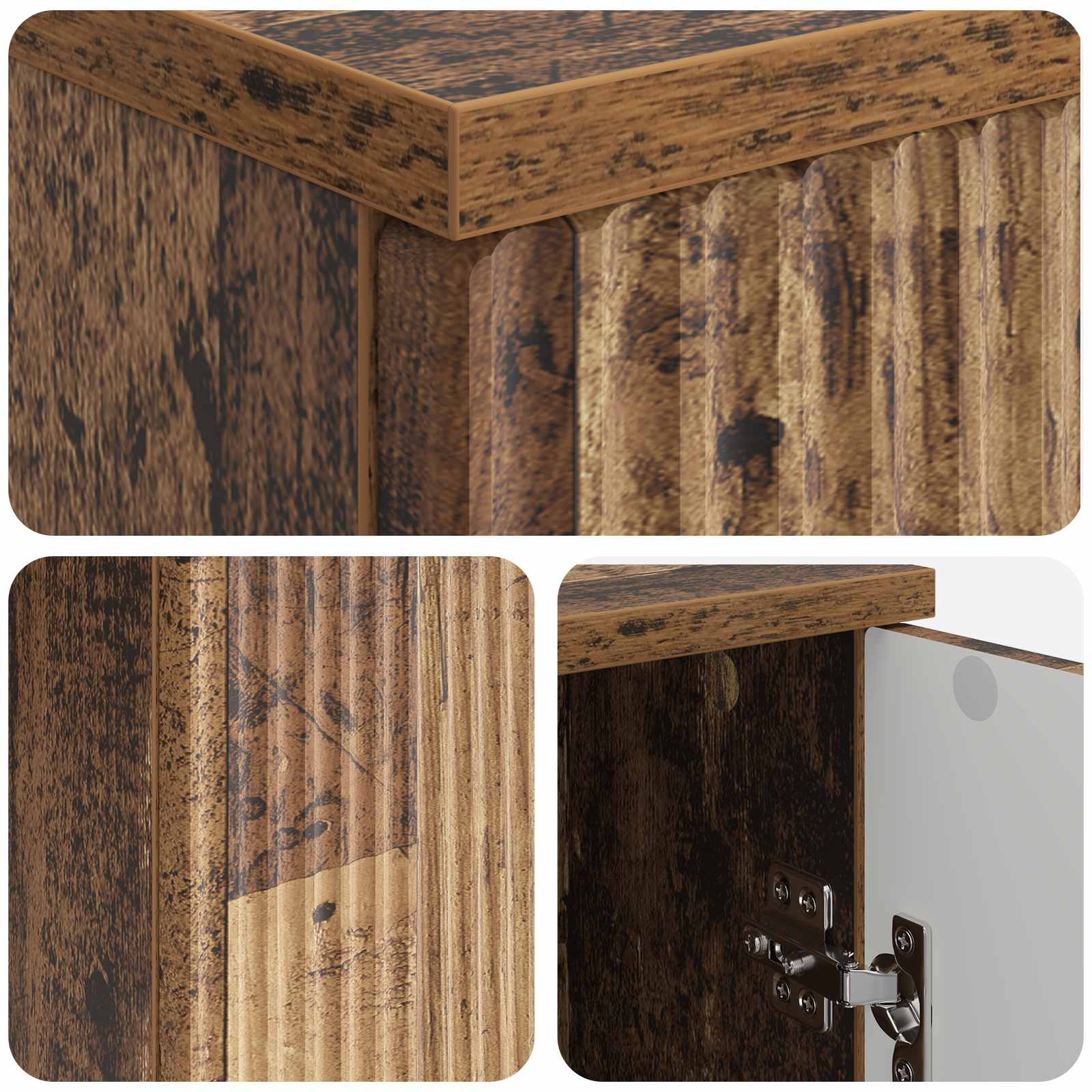 Stol s policom Staro drvo 142,5 x 50 x 75 cm Konstruirano drvo