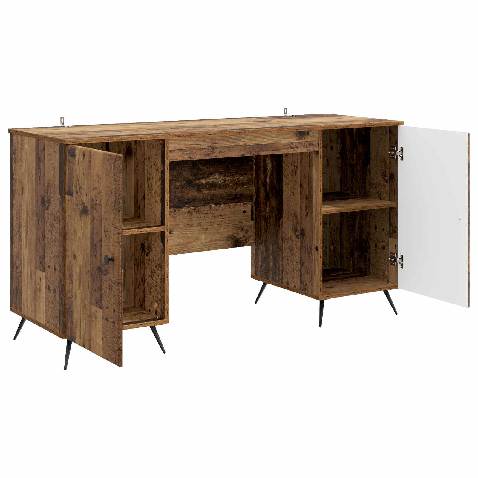 Stol s policom Staro drvo 142,5 x 50 x 75 cm Konstruirano drvo