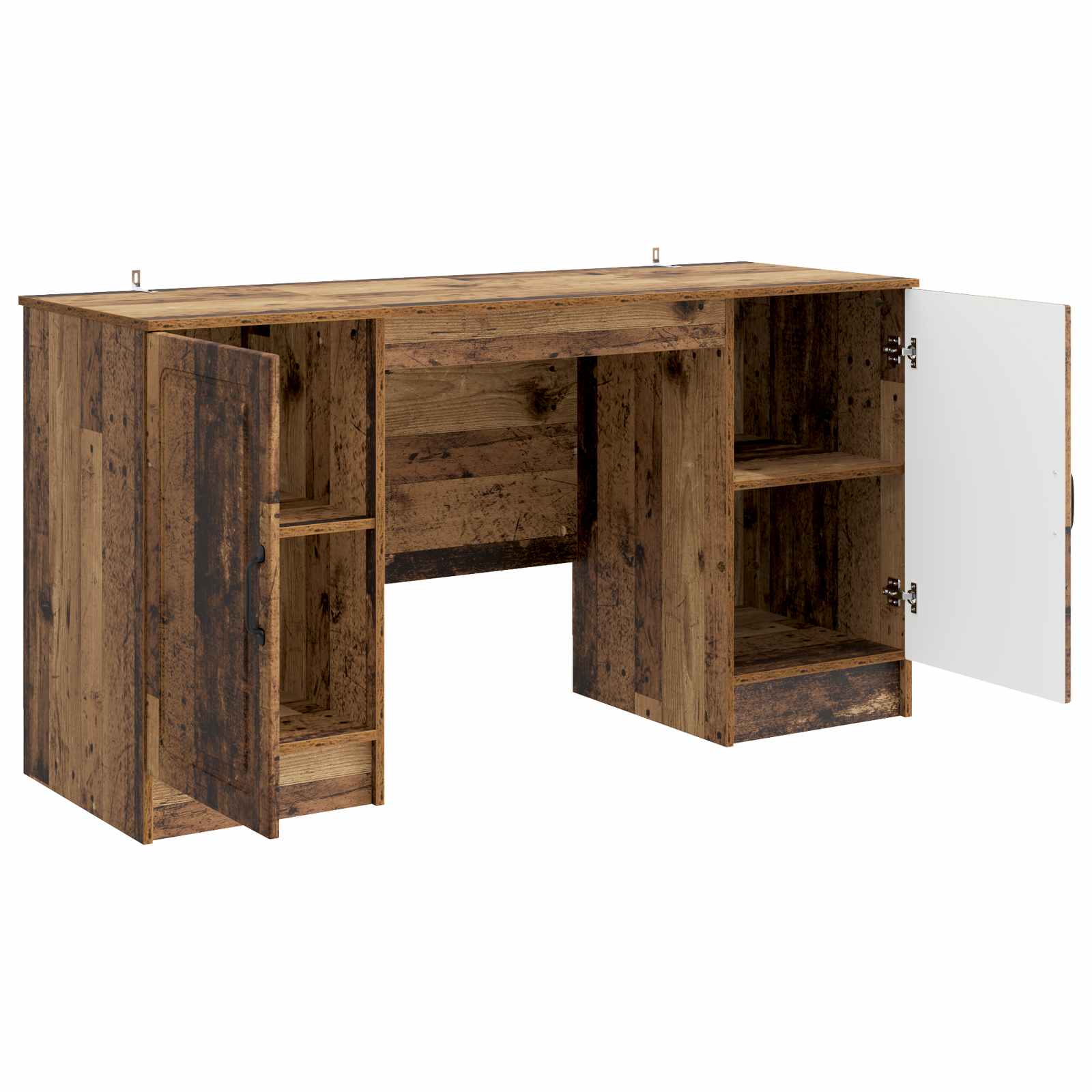 Stol s policom Staro drvo 142,5 x 50 x 75 cm Konstruirano drvo