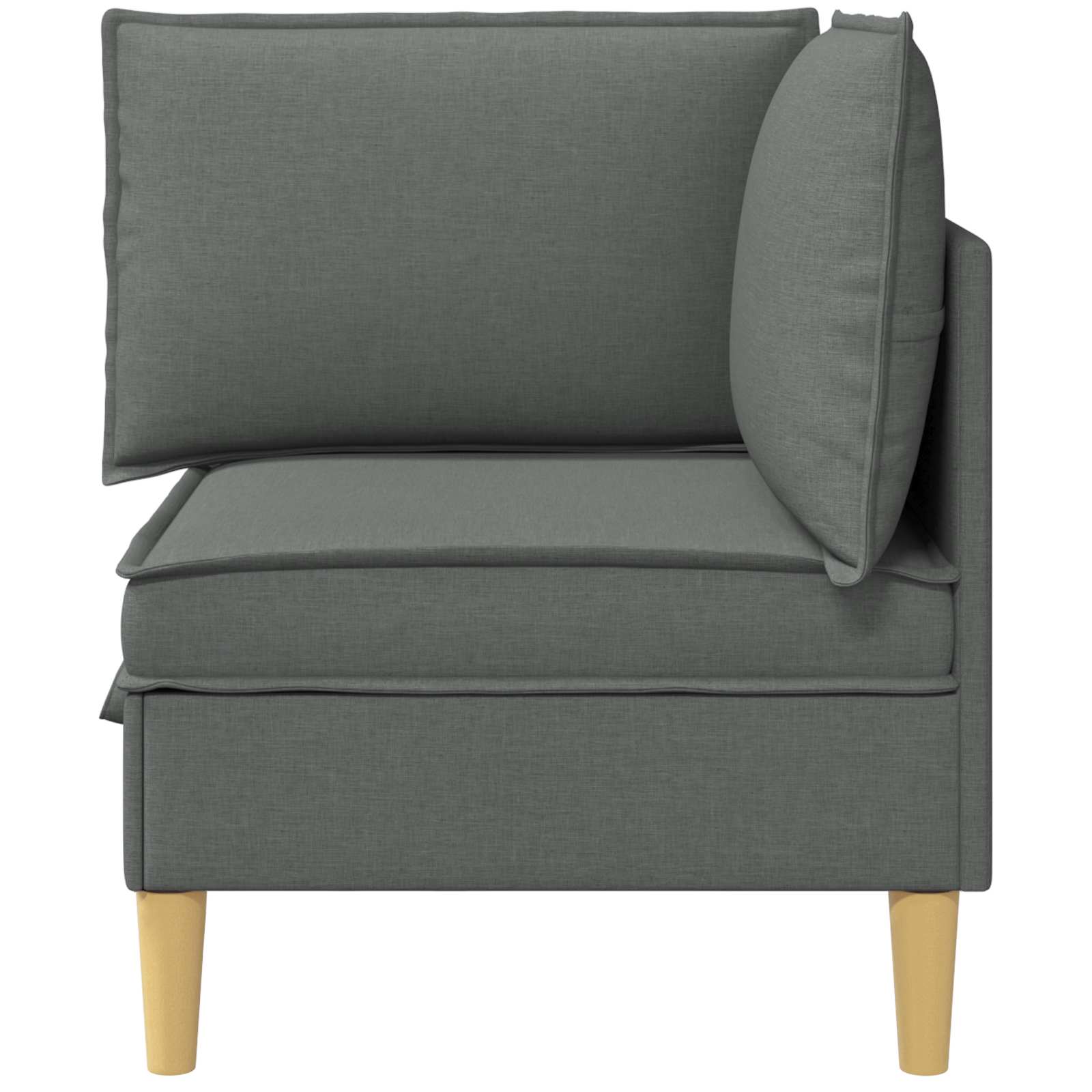 Kutna Sofa s Pohranom Tamnosiva Tkanina
