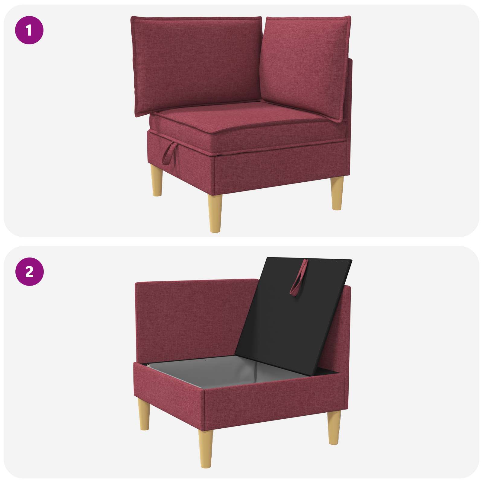 Sofa s pohranom Tkanina