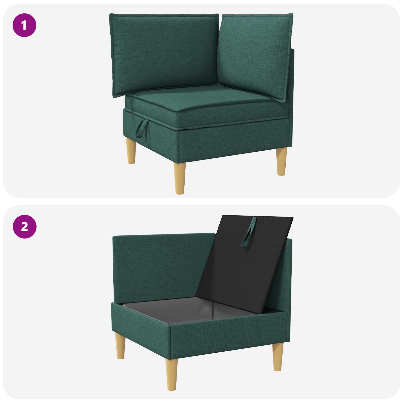 Sofa s pohranom Tkanina