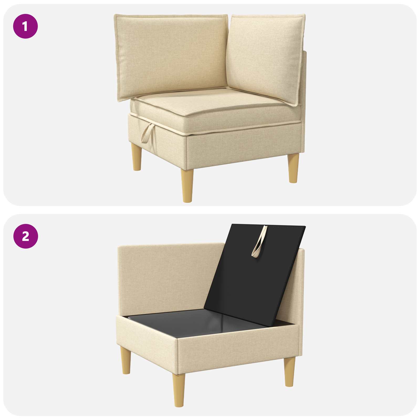 Sofa s pohranom Tkanina