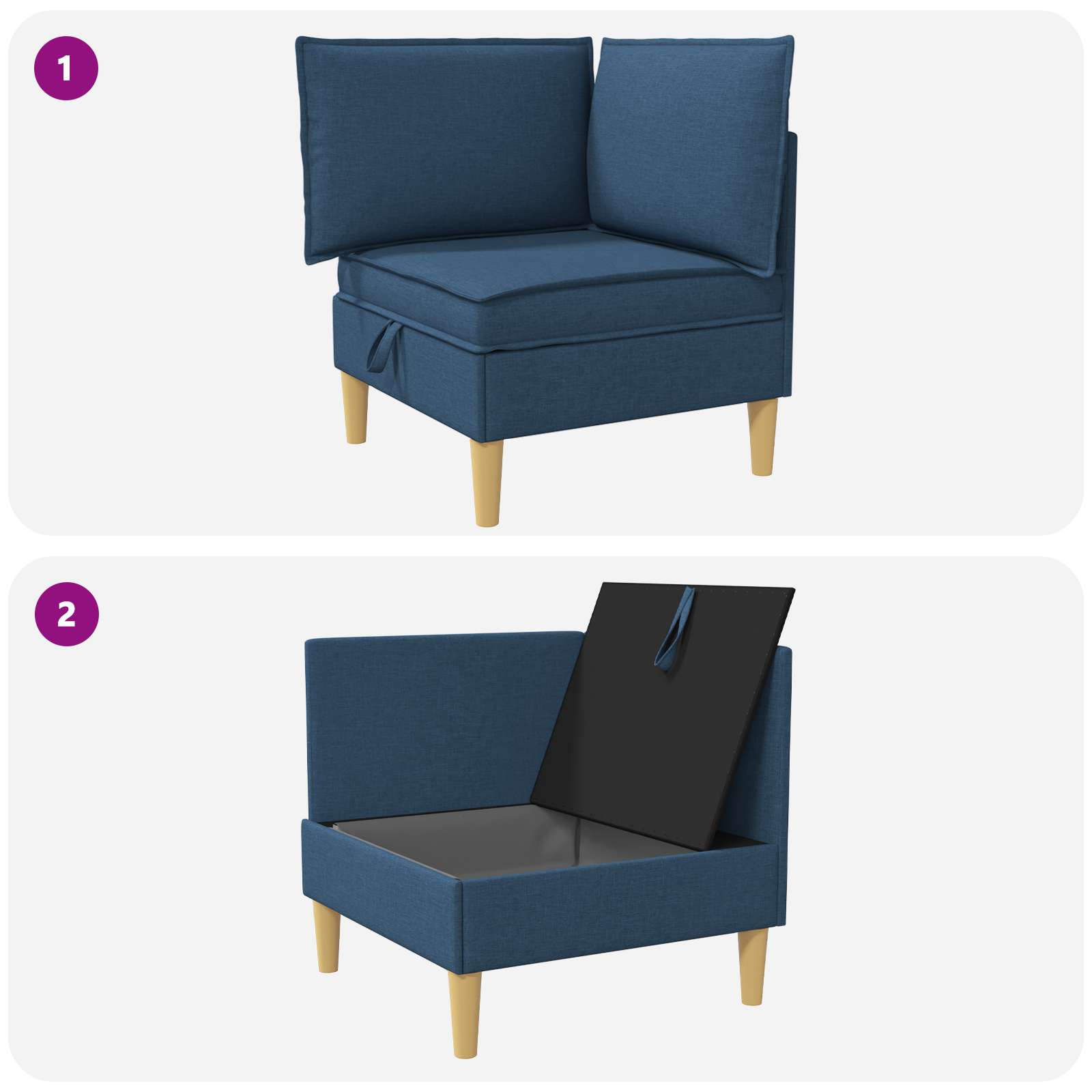 Sofa s pohranom Tkanina