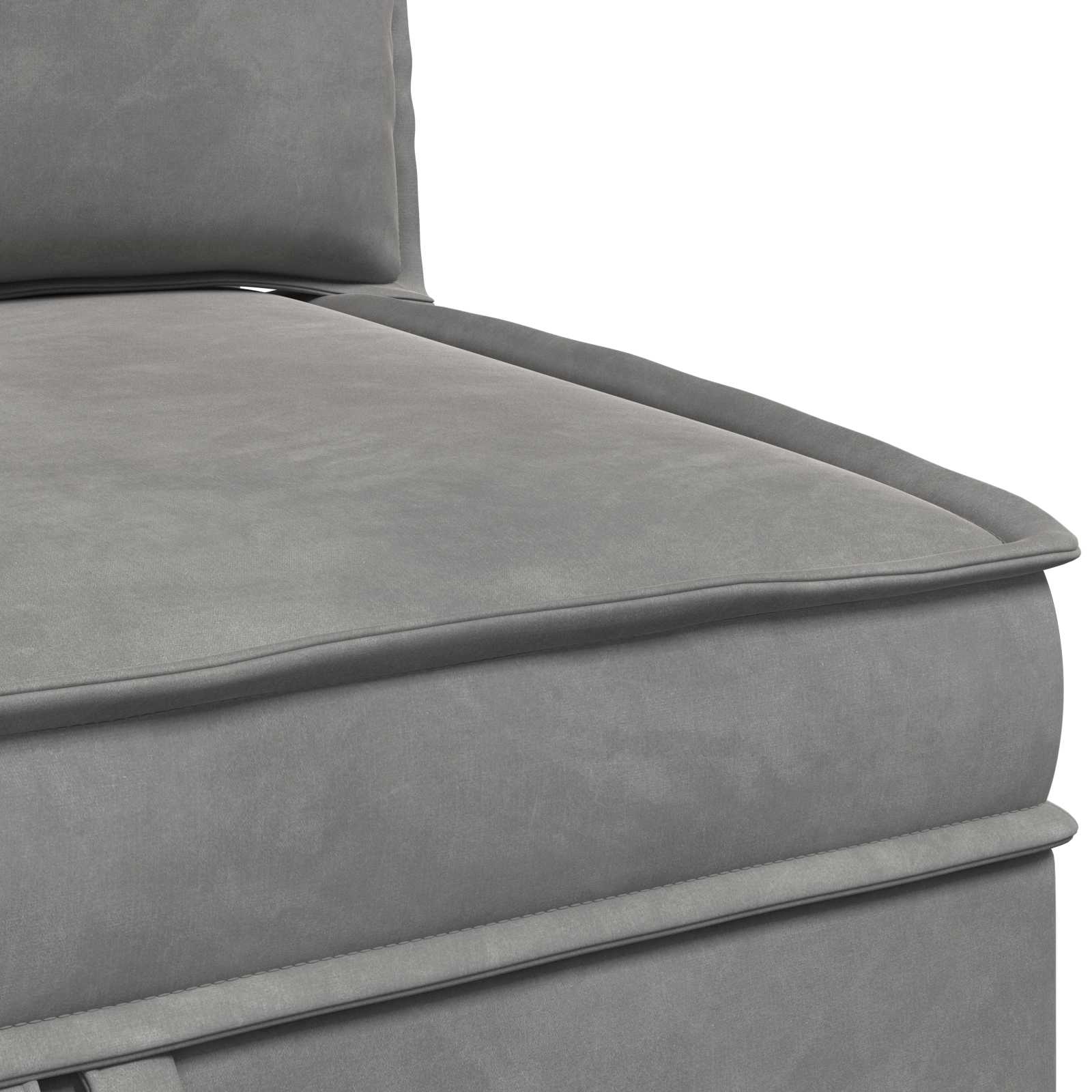 Sofa s pohranom Svjetlosiva Baršun