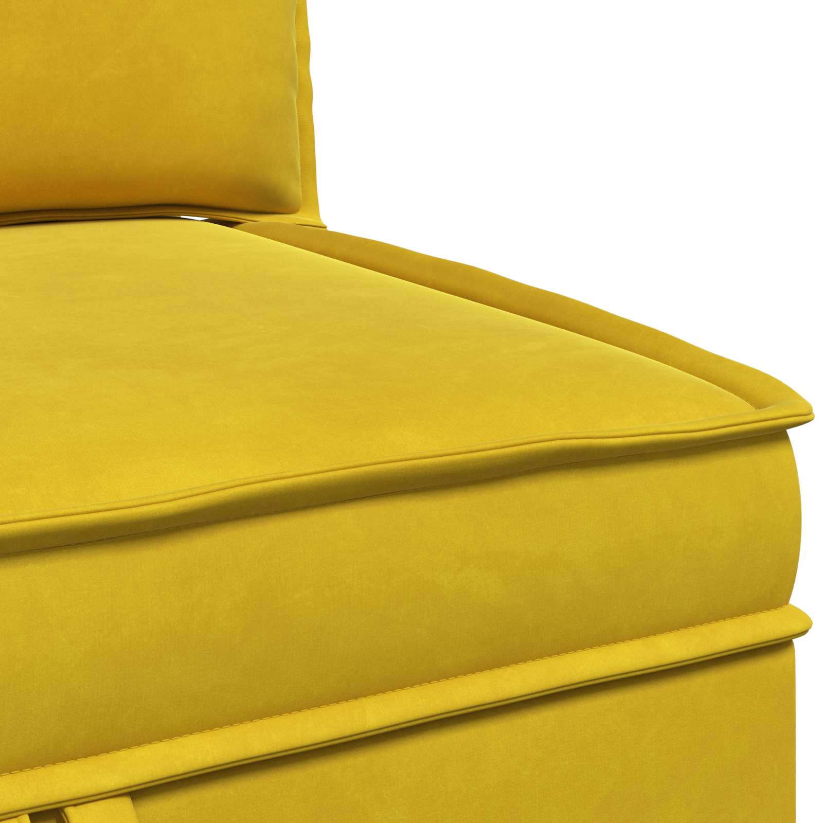 Sofa s pohranom Žuta Baršun