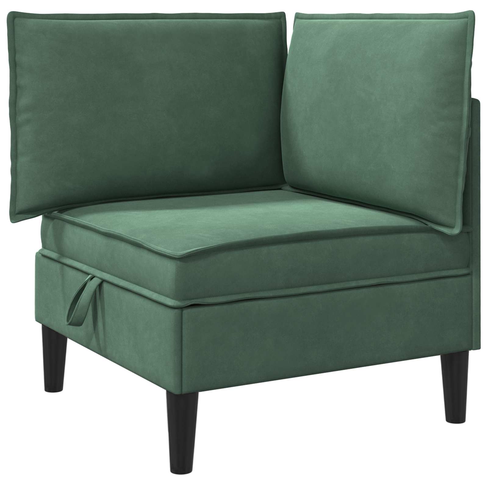 Sofa s pohranom Morska zelena Baršun