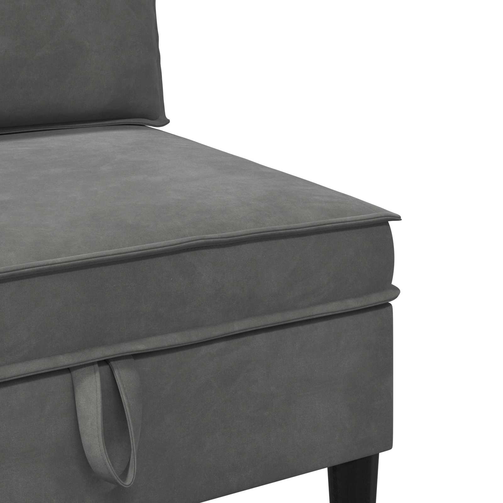 Sofa s pohranom Tamnosiva Baršun