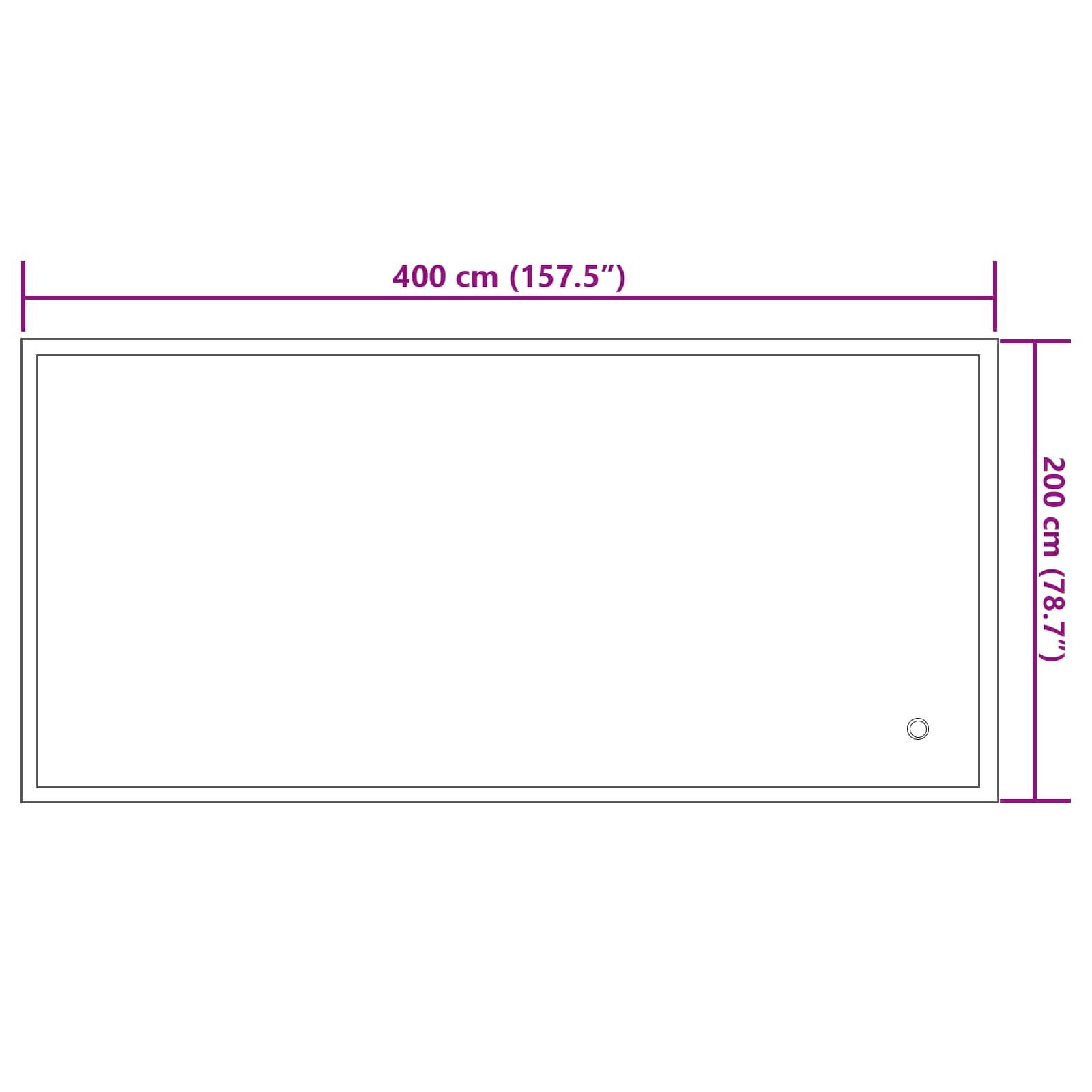 Zimski Bazen Jastuk Plava 380 x 180 x 140 cm PVC