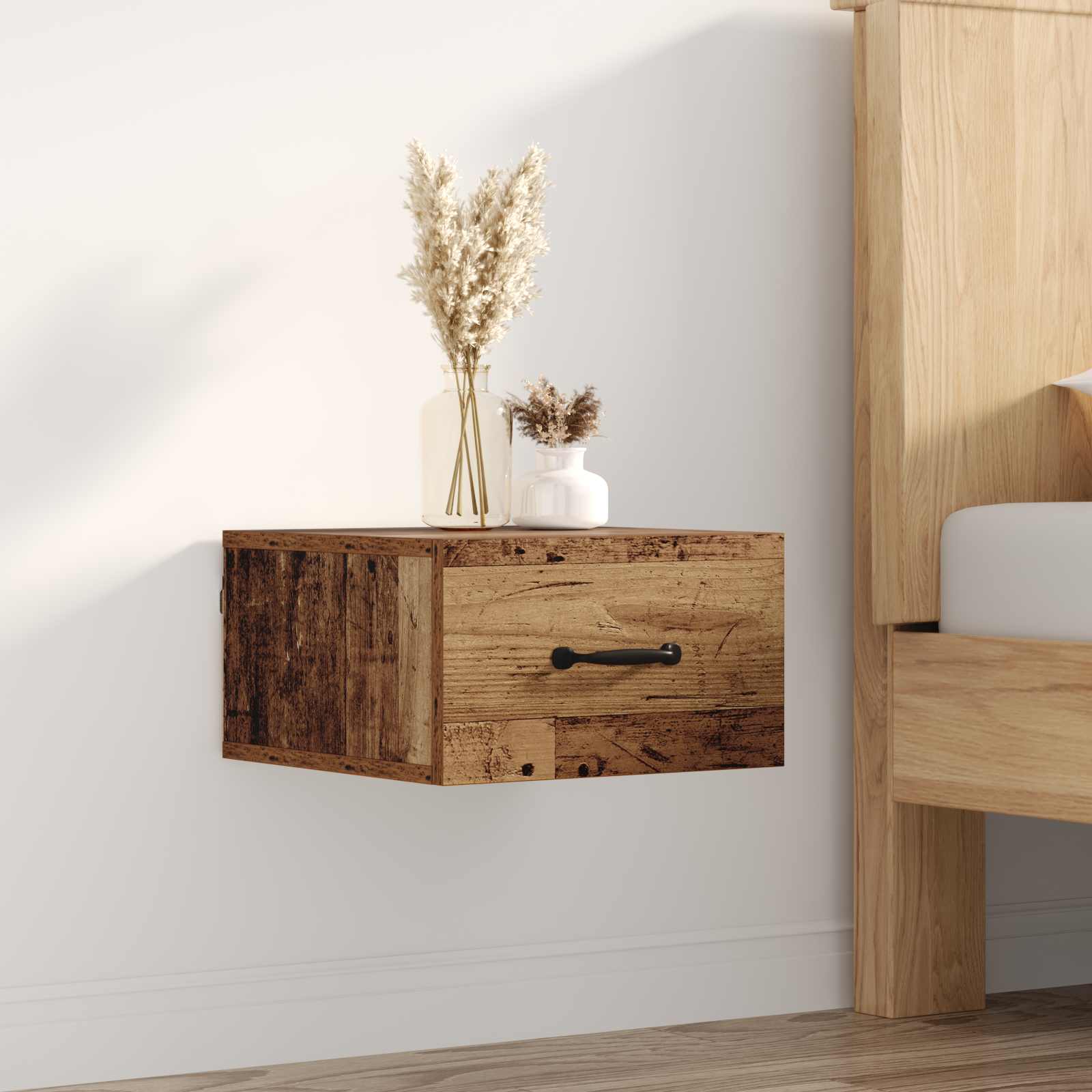 Noćni ormar Staro drvo 35 x 35 x 20 cm Konstruirano drvo
