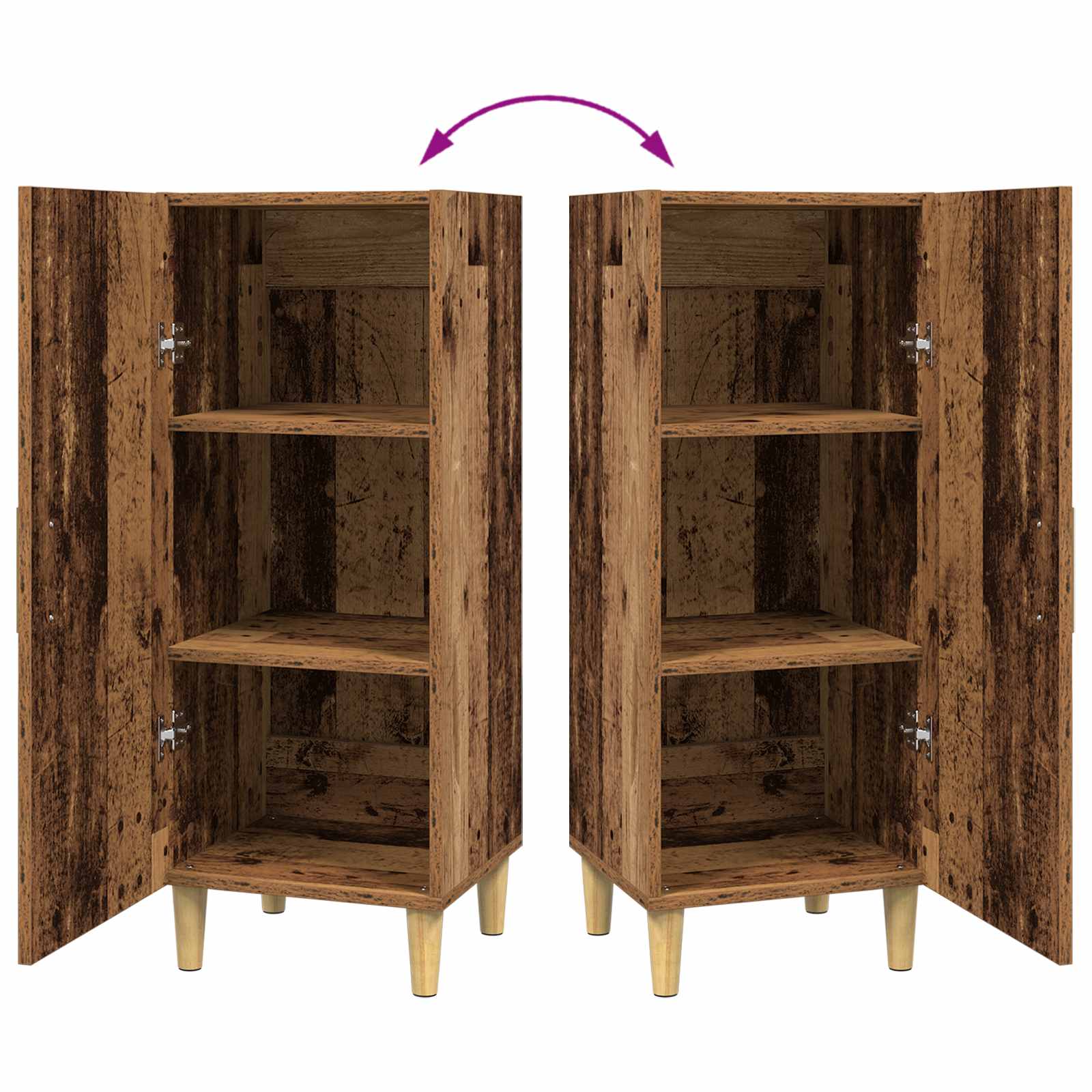 Kreveta Staro drvo 34,5 x 34 x 90 cm Konstruirano drvo