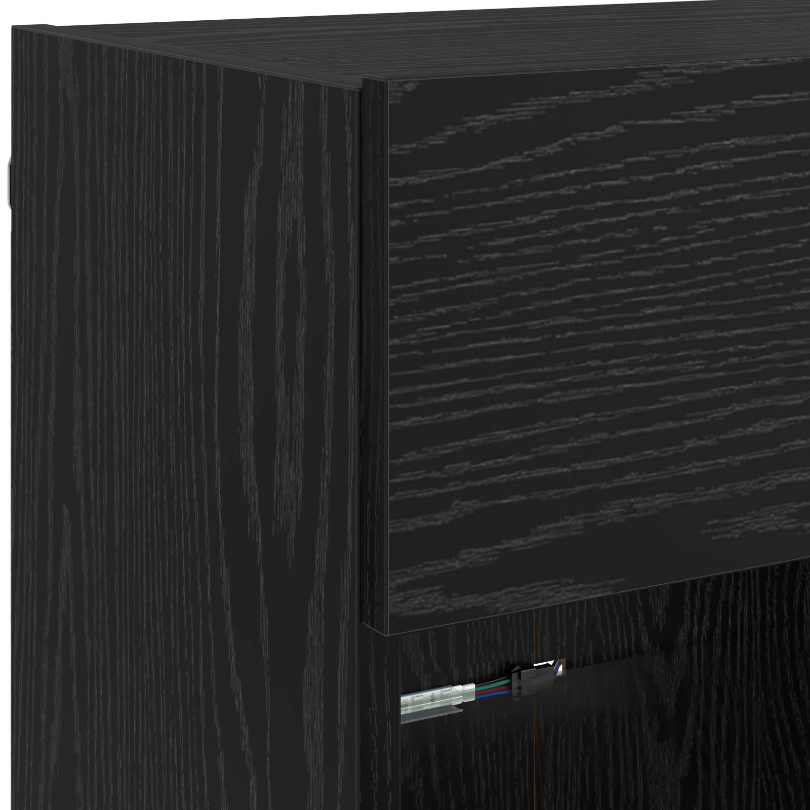 TV zidni ormar Crni hrast 98,5 x 30 x 60,5 cm Konstruirano drvo
