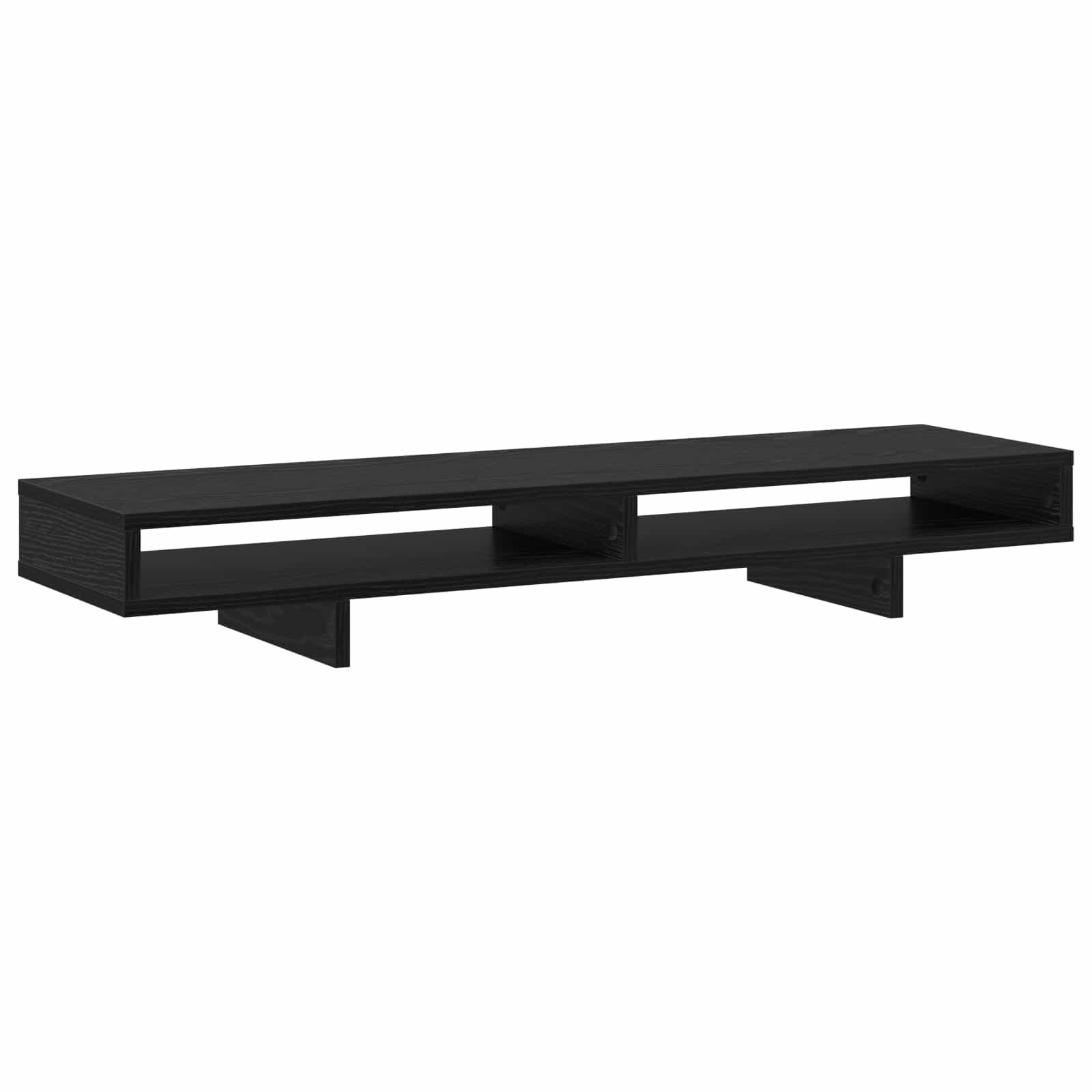 Stalak za Monitor Crna 100 x 27 x 15 cm Konstruirano drvo