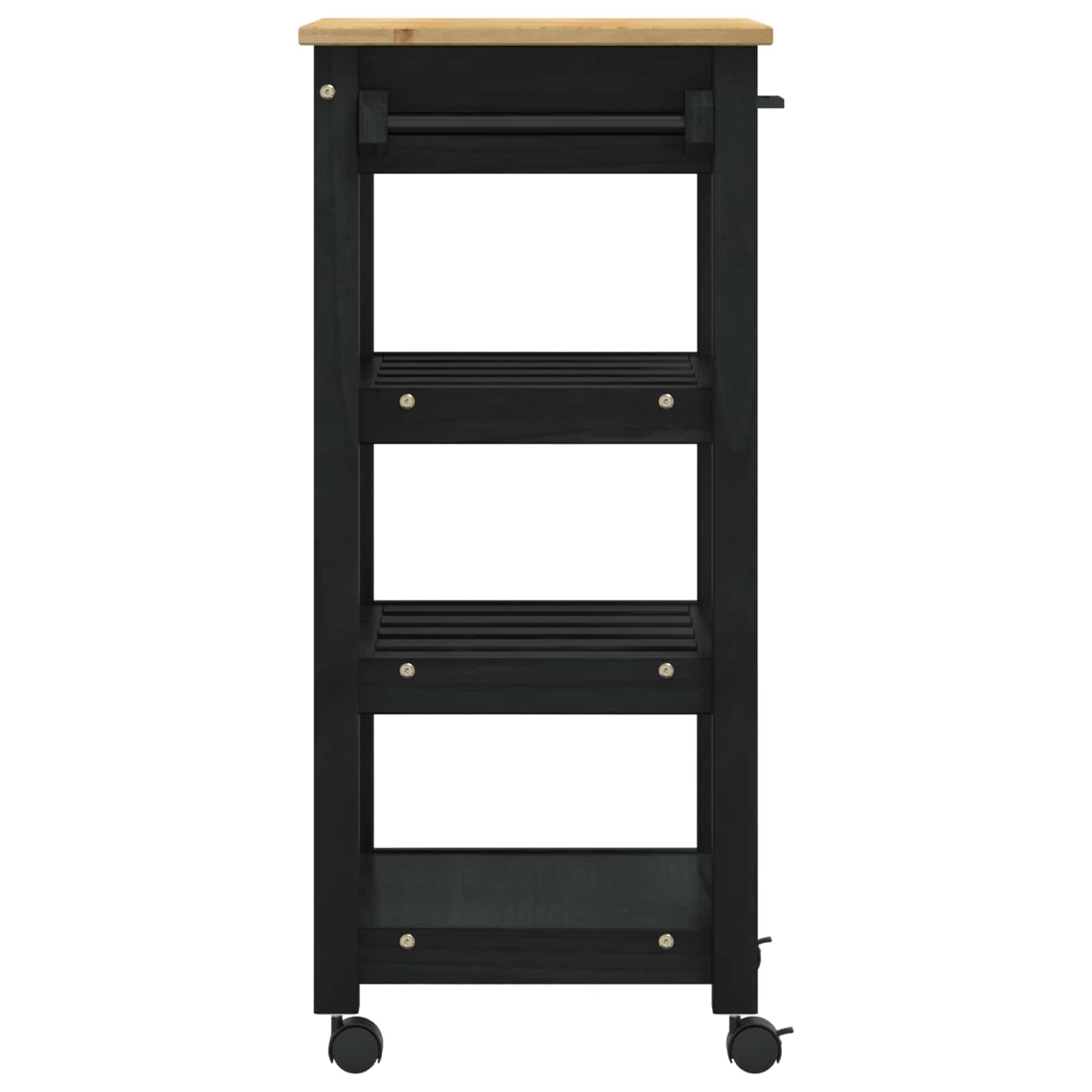 Kuhinjski kolica MONZA Crna 48 x 40 x 88,5 cm