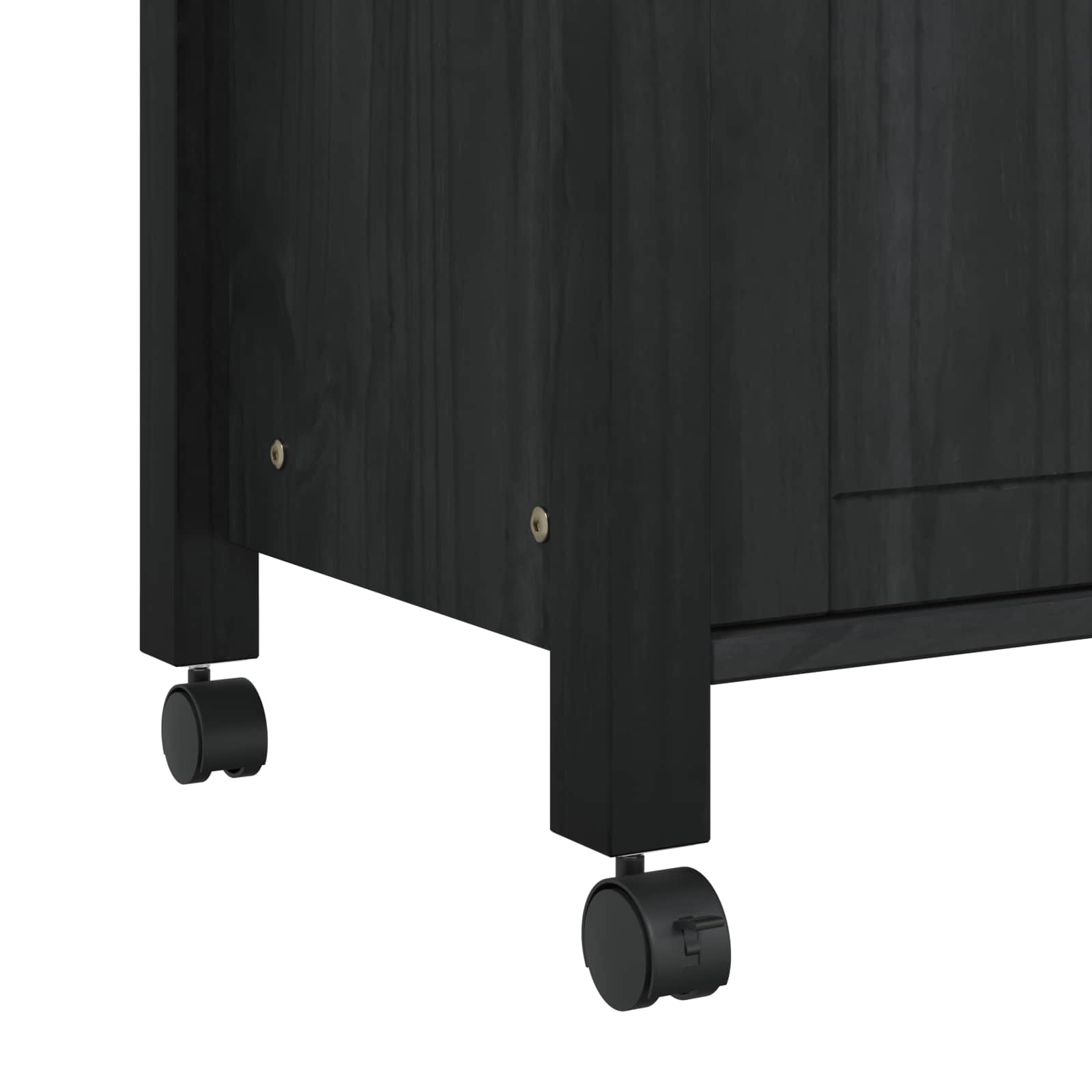 Kuhinjski kolica MONZA Crna 84 x 40 x 88,5 cm