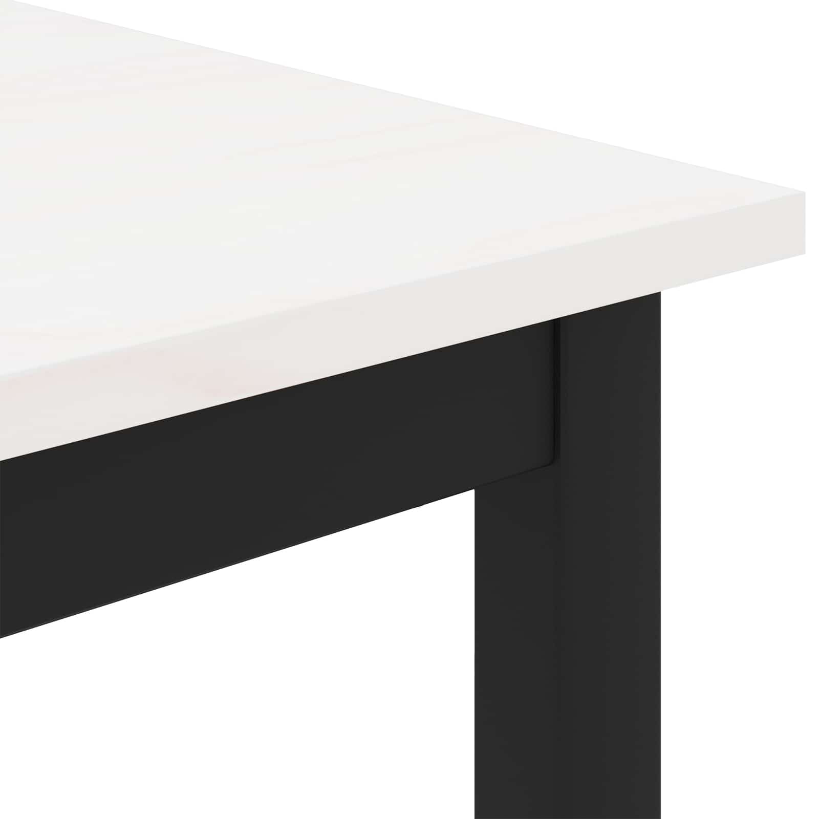 Kava Stol Bijelo 70 x 50 x 36 cm Čvrsto borovo drvo