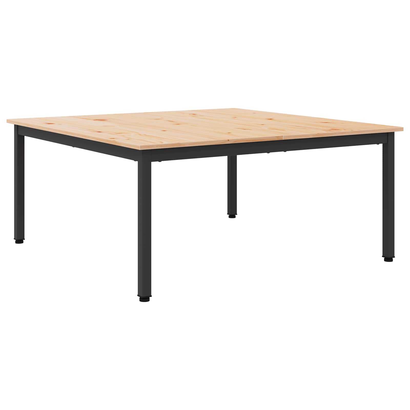 Kava Stol Prirodna 100 x 100 x 45 cm Čvrsto borovo drvo