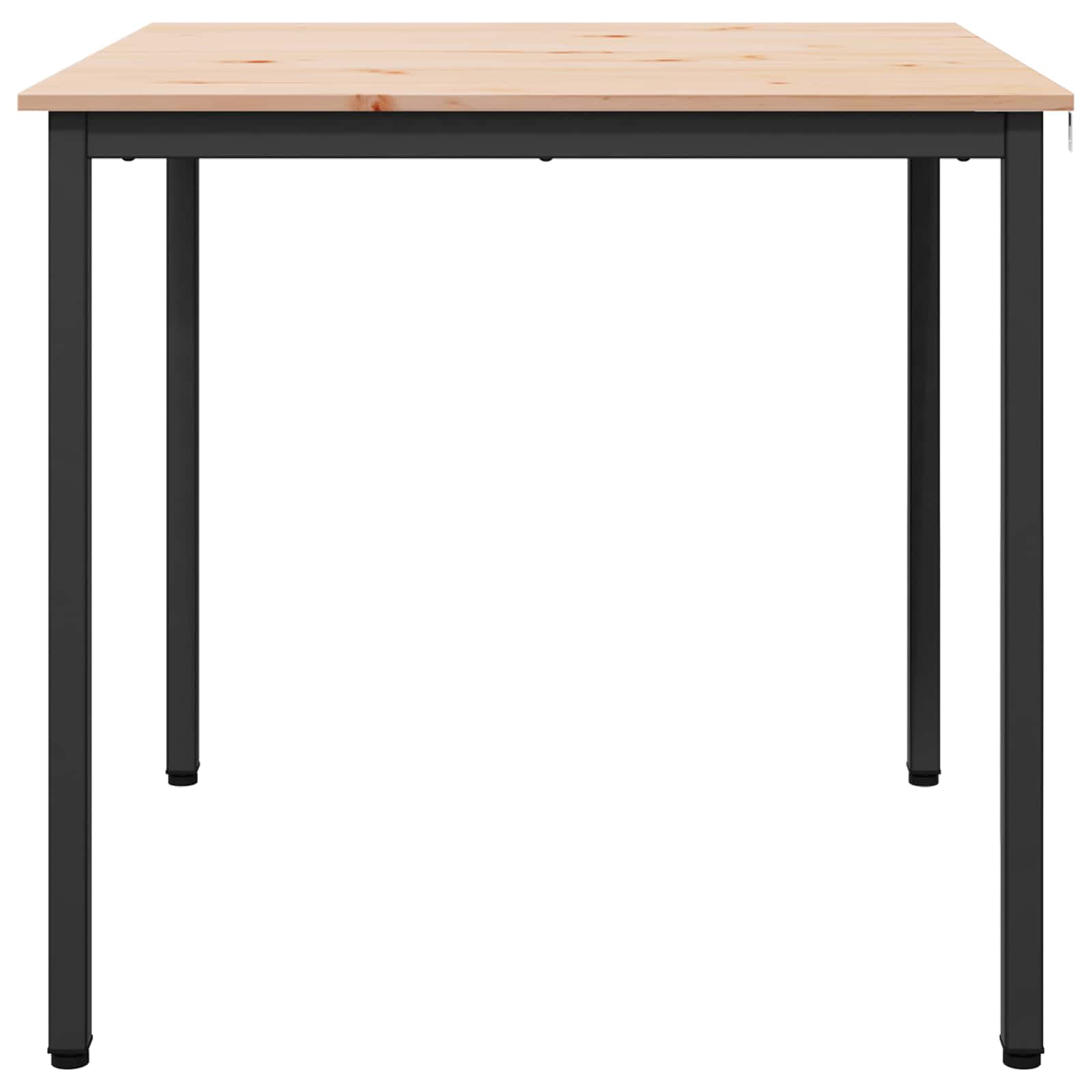 Stol za objedovanje Prirodna 80 x 80 x 75 cm Čvrsto borovo drvo