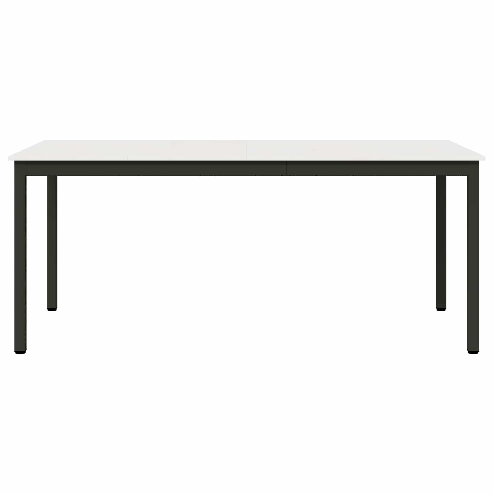 Stol za objedovanje Bijelo 180 x 90 x 75 cm Čvrsto borovo drvo