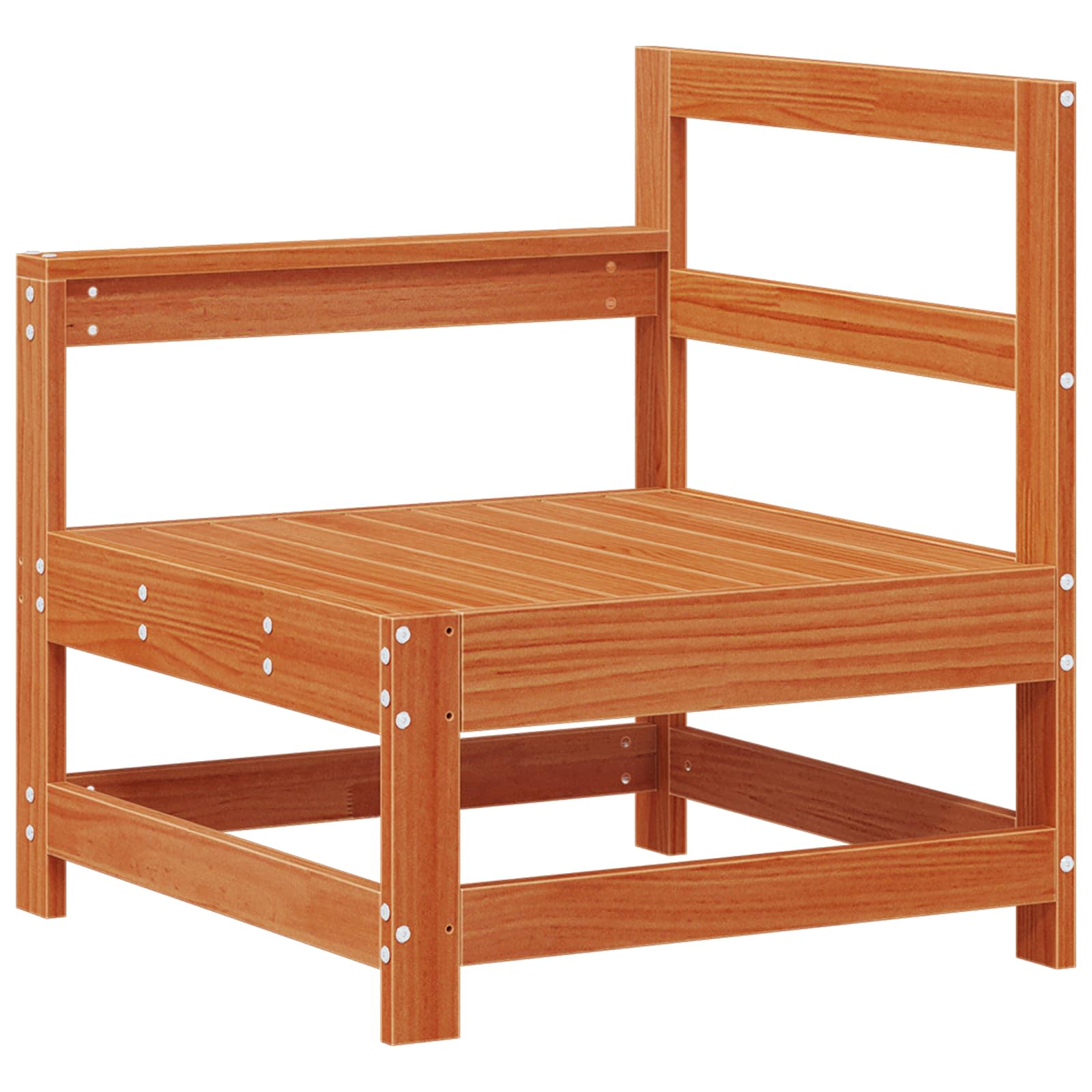 Sekcionalna sofa Vosak Smeđa 252 x 62 x 70,5 cm