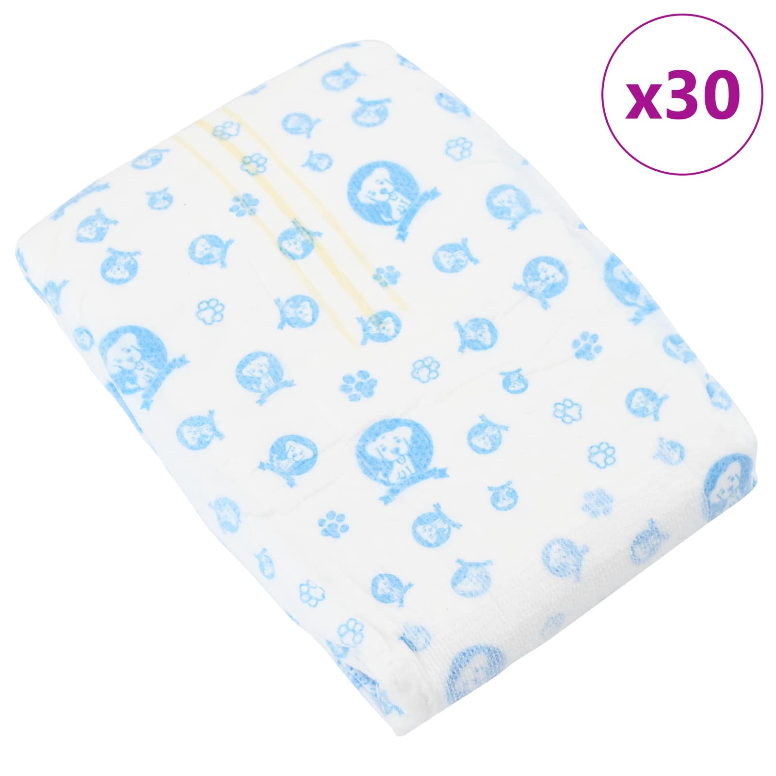 Jednokratna pelena za muške pse 30 pcs Bijeli M