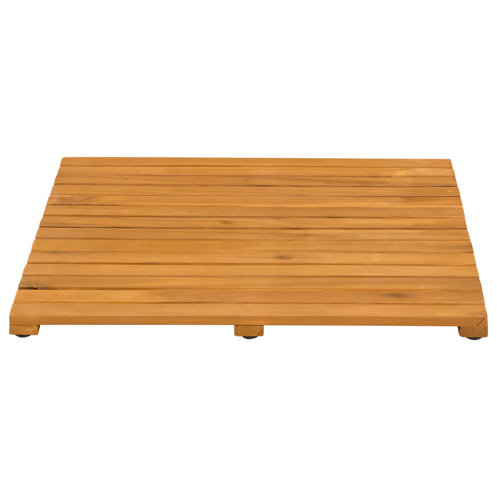 Prostirka za kupanje Jednobojno Smeđa 50 x 50 cm boja drva