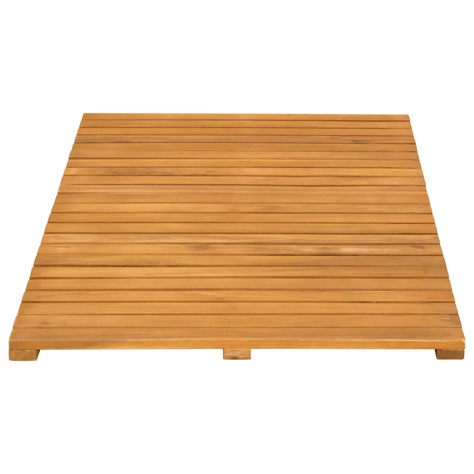 Prostirka za kupanje Jednobojno Smeđa 80 x 50 cm boja drva