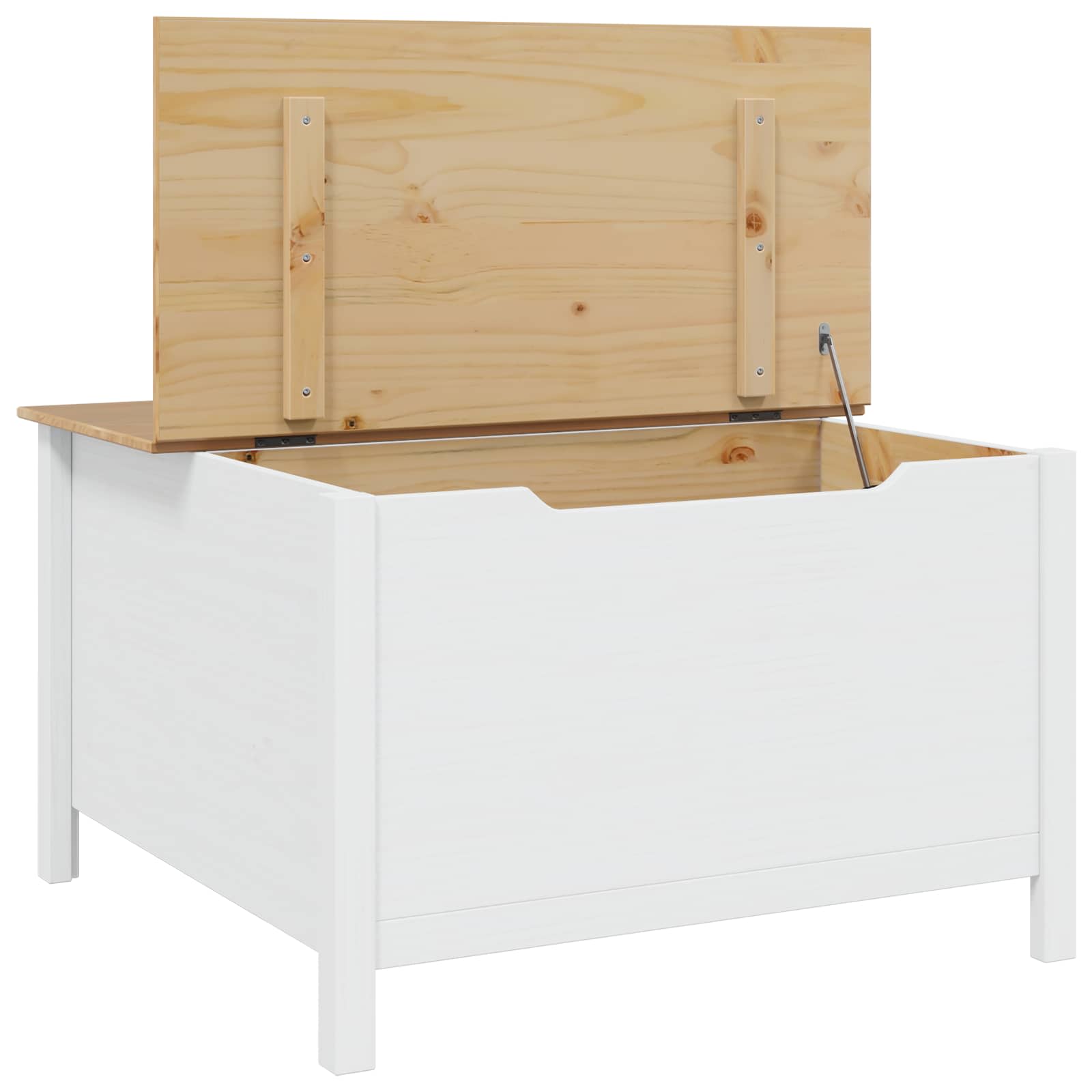 Kava Stol HILL Bijela i medeno smeđa 79.5 x 79.5 x 49 cm