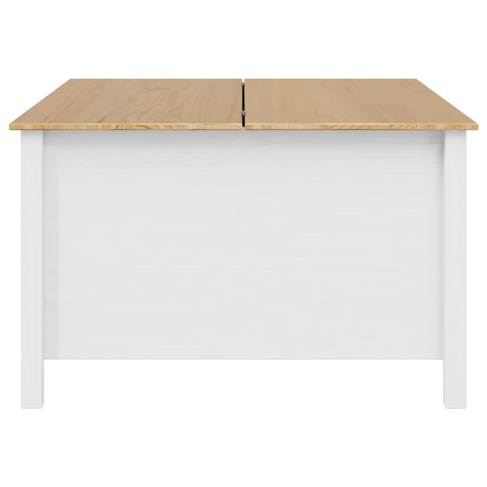 Kava Stol HILL Bijela i medeno smeđa 79.5 x 79.5 x 49 cm