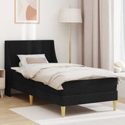 Okvir kreveta s madracem Crna 90 x 190 cm Poliester