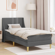 Okvir kreveta s madracem Tamno siva 90 x 200 cm Poliester