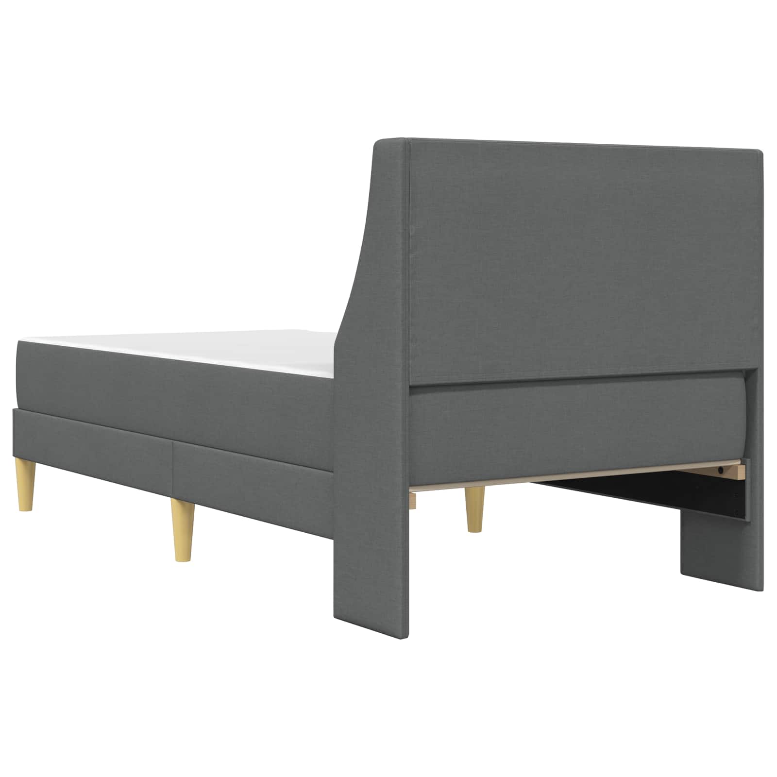Okvir kreveta s madracem Tamno siva 90 x 200 cm Poliester