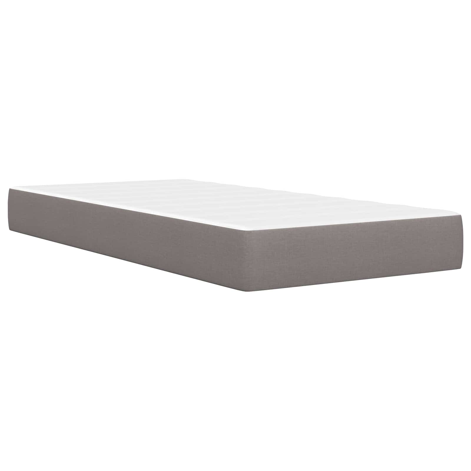 Krevetna konstrukcija Sivo-smeđa 100 x 200 cm Poliester