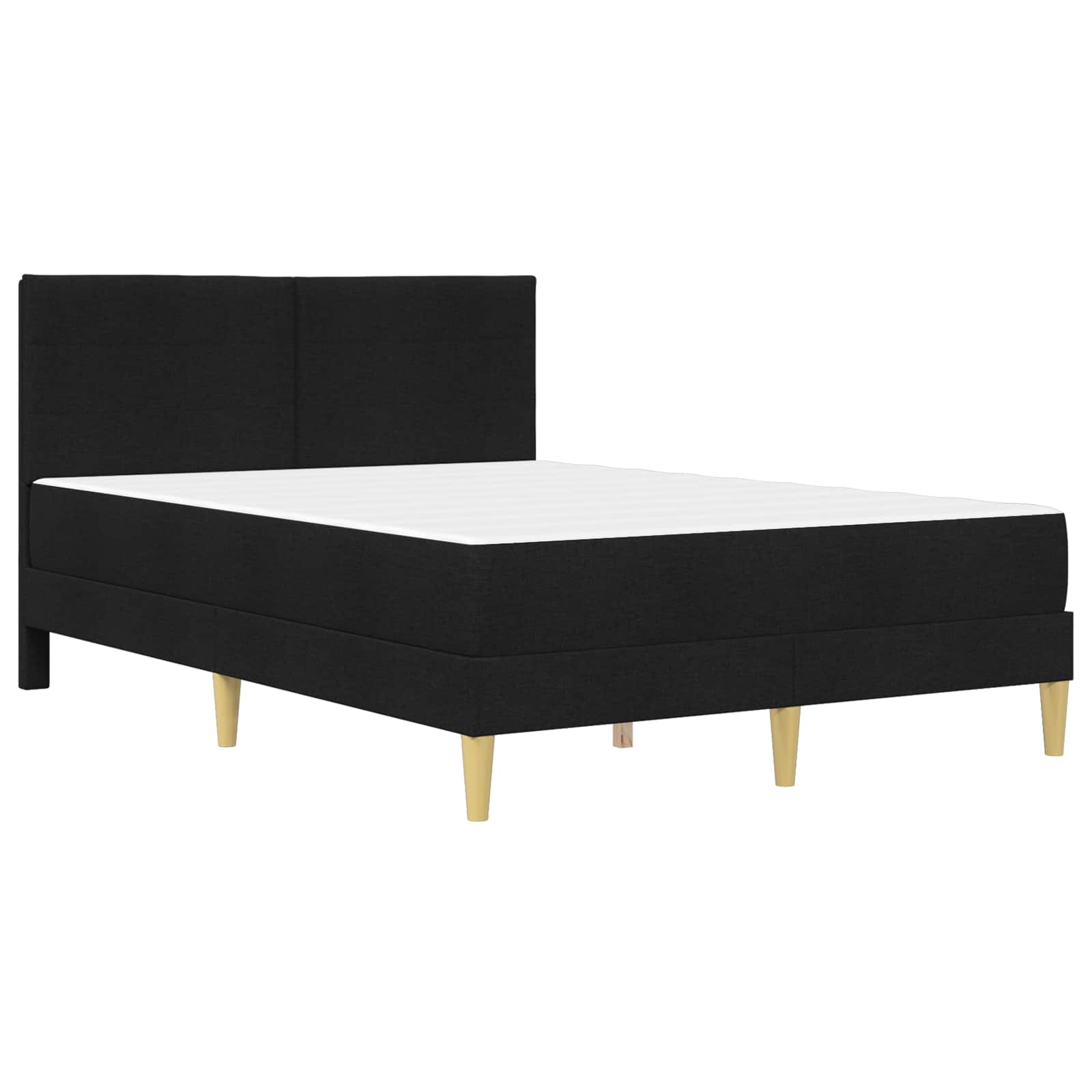 Krevetna konstrukcija Crna 120 x 190 cm Poliester