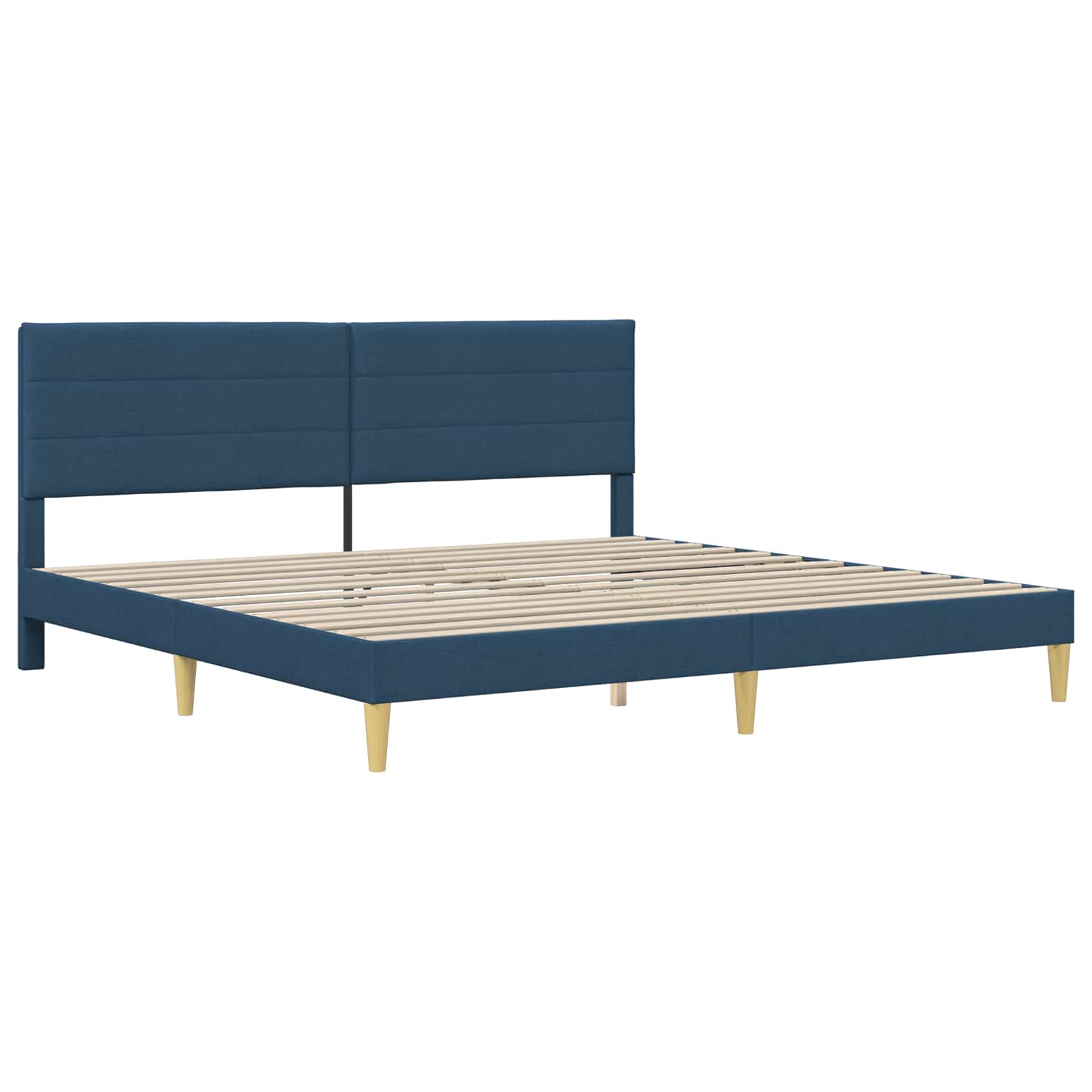Krevetna konstrukcija Plava 200 x 200 cm Poliester